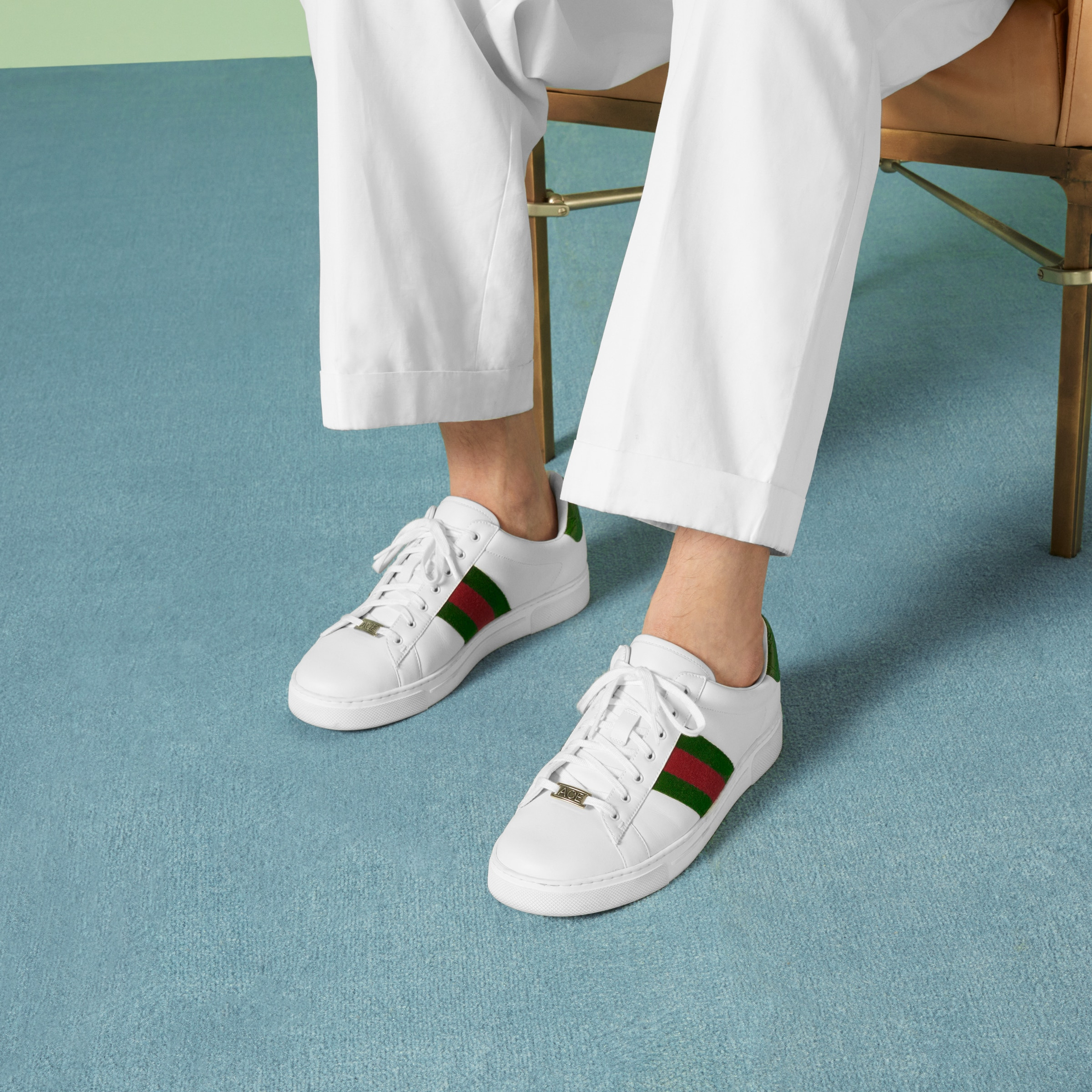 Men's Gucci Ace sneaker with Web - 3