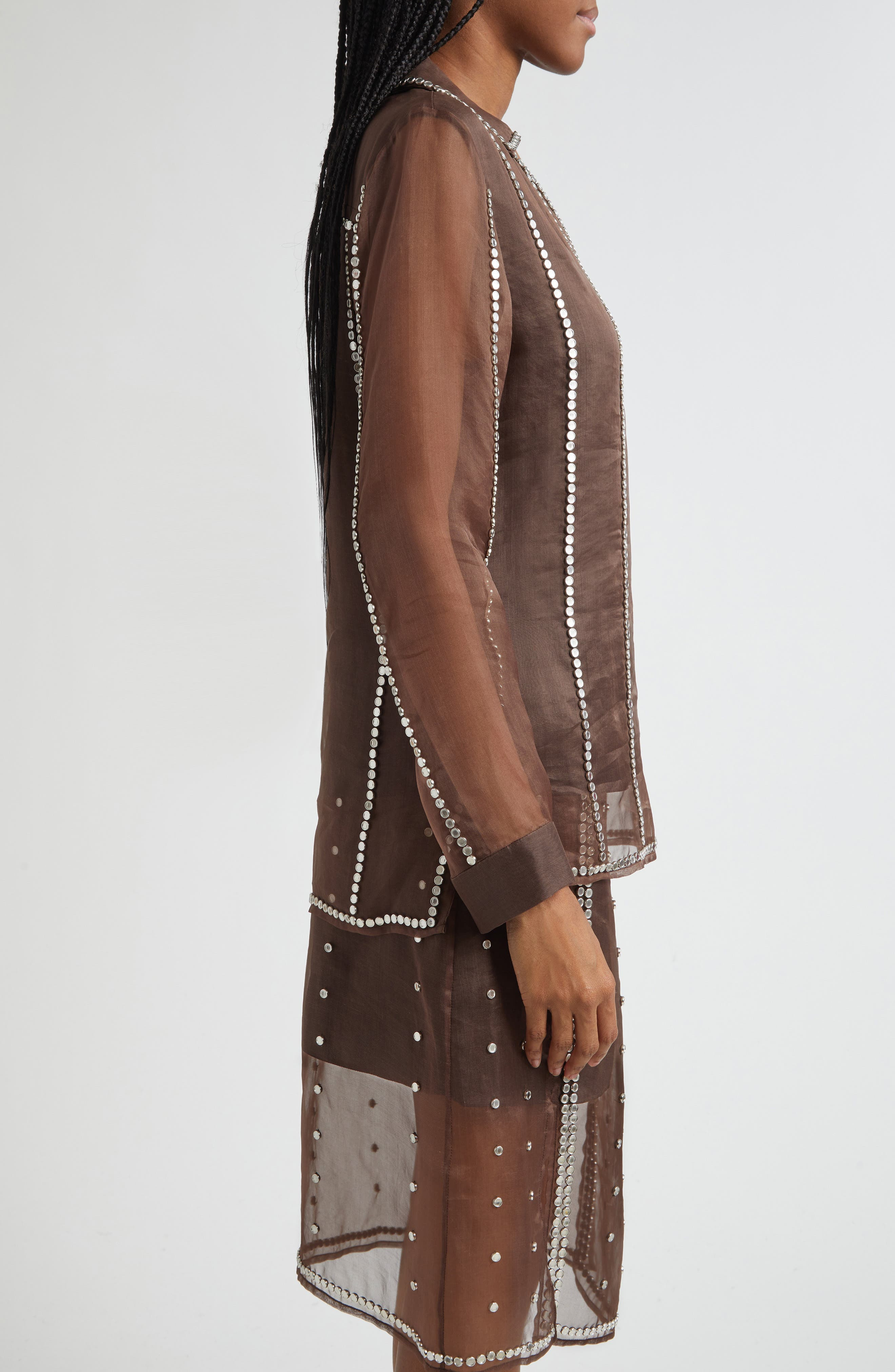 Wales Bonner Presence Studded in Brown at Nordstrom - 4