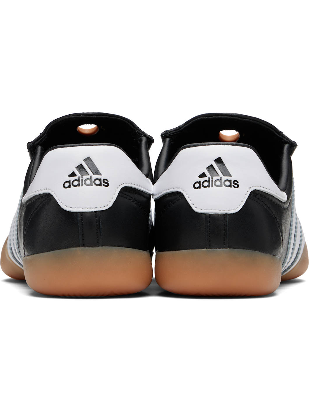 Black & White 'Adidas' Taekwondo Mei Sneakers - 2