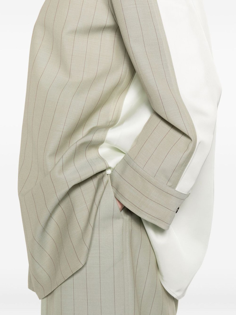 pinstripe panelled shirt 5