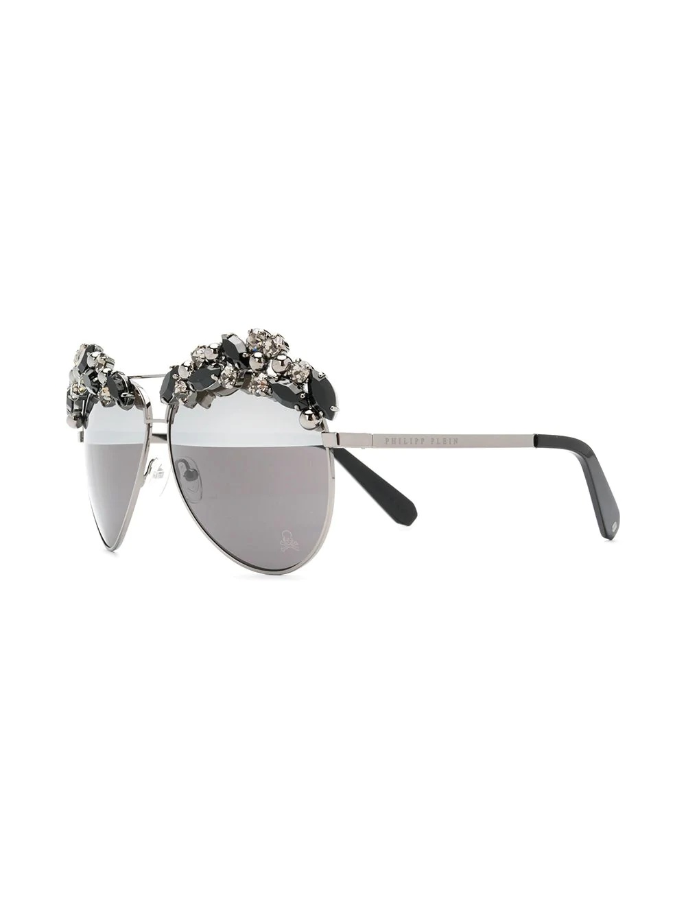 crystal embellished sunglasses - 2