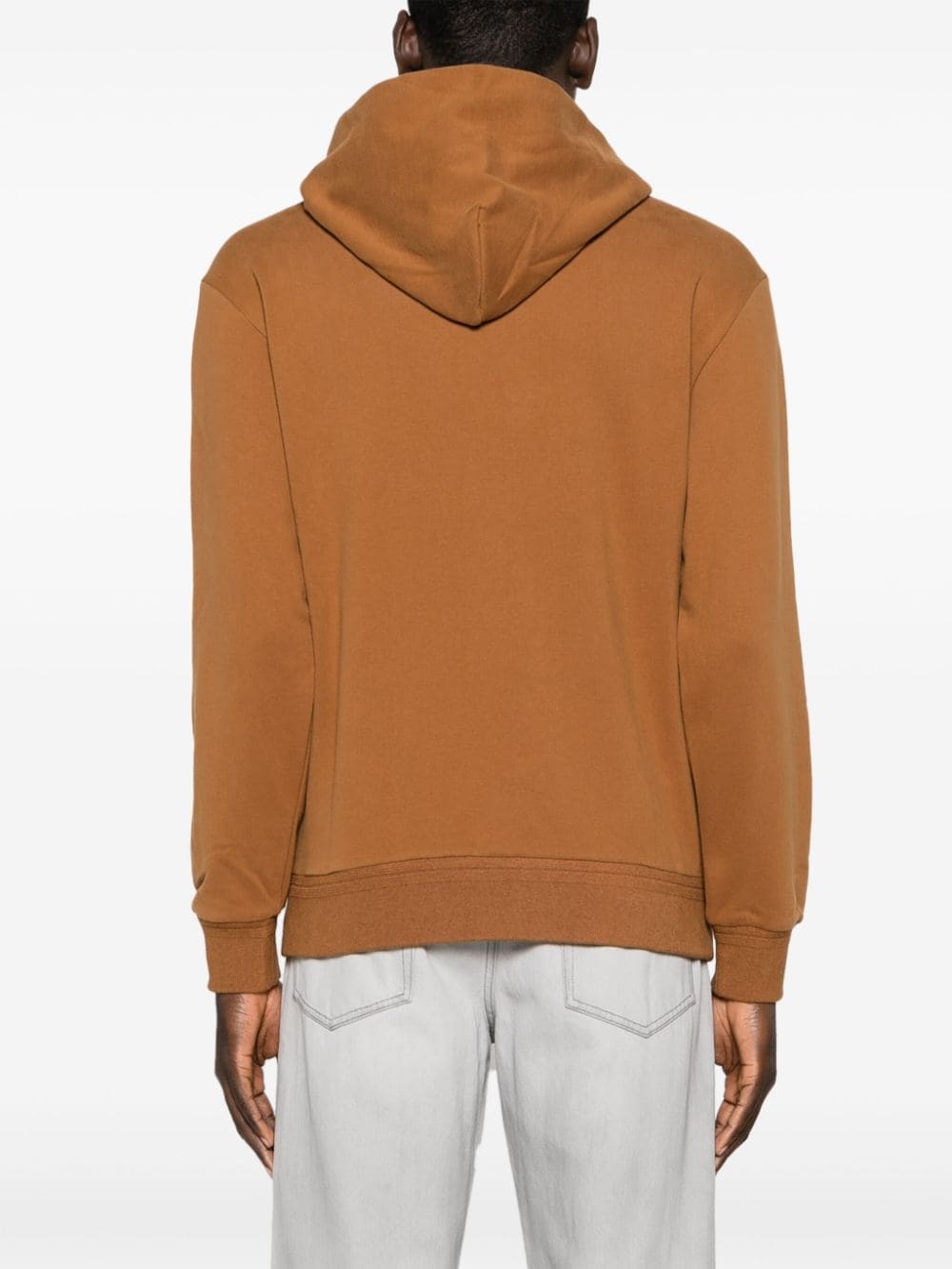 drop-shoulder jersey hoodie - 4