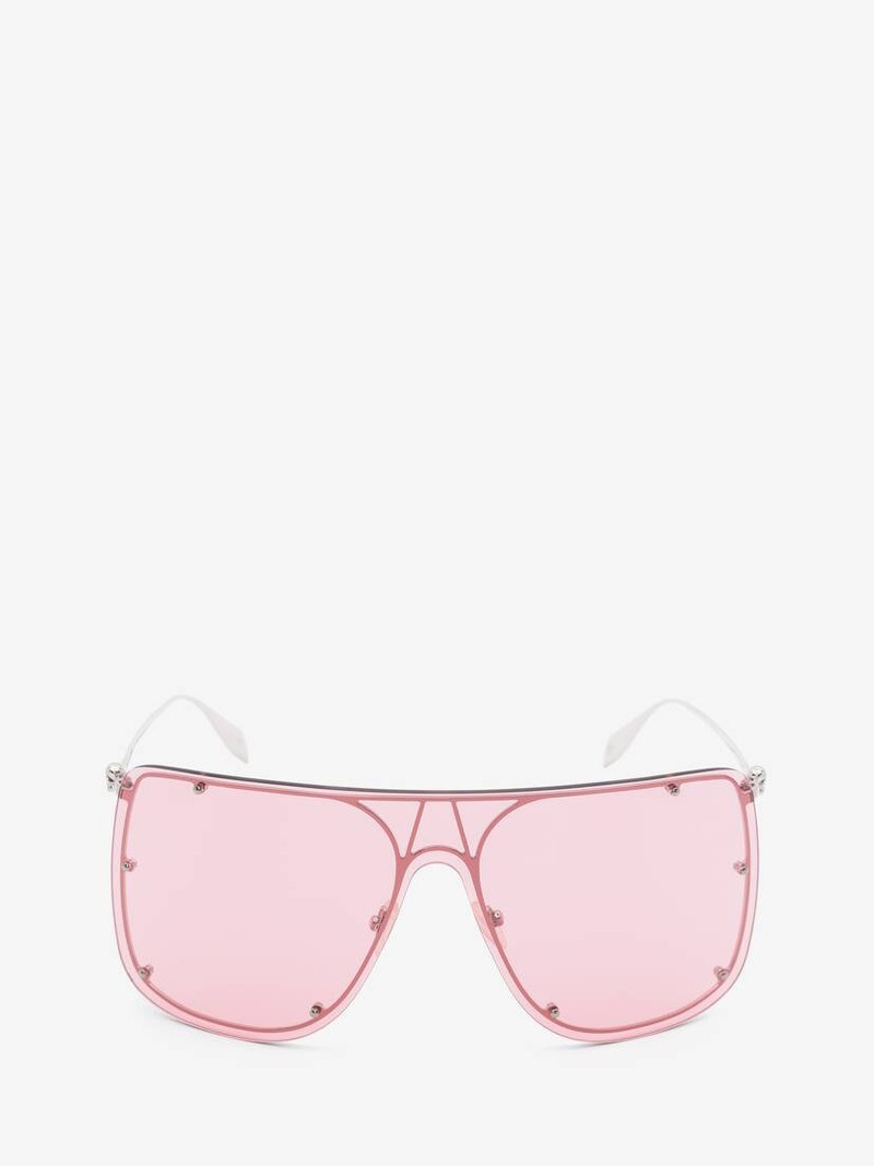 Skull Mask Sunglasses in Silver 1