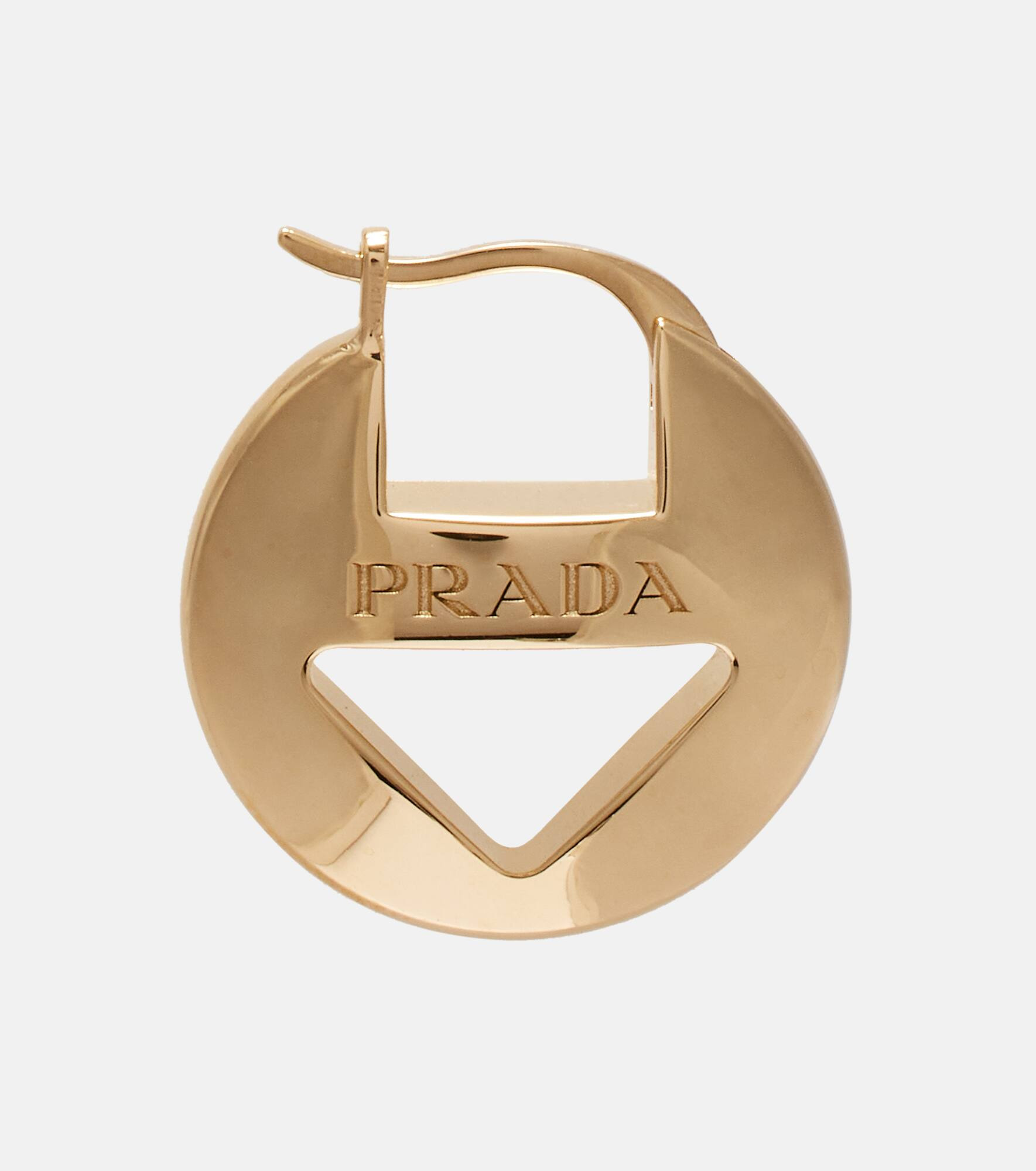 Cutout logo earrings - 2