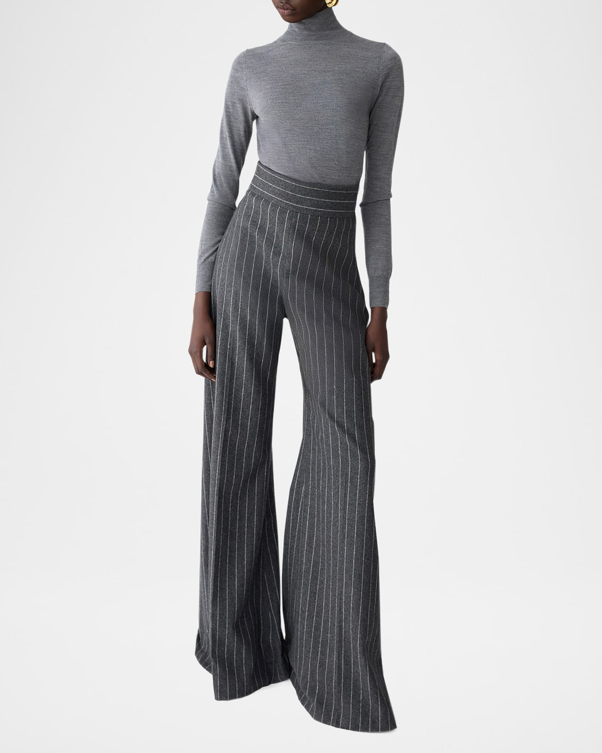 Turtleneck Wool-Silk Sweater - 4