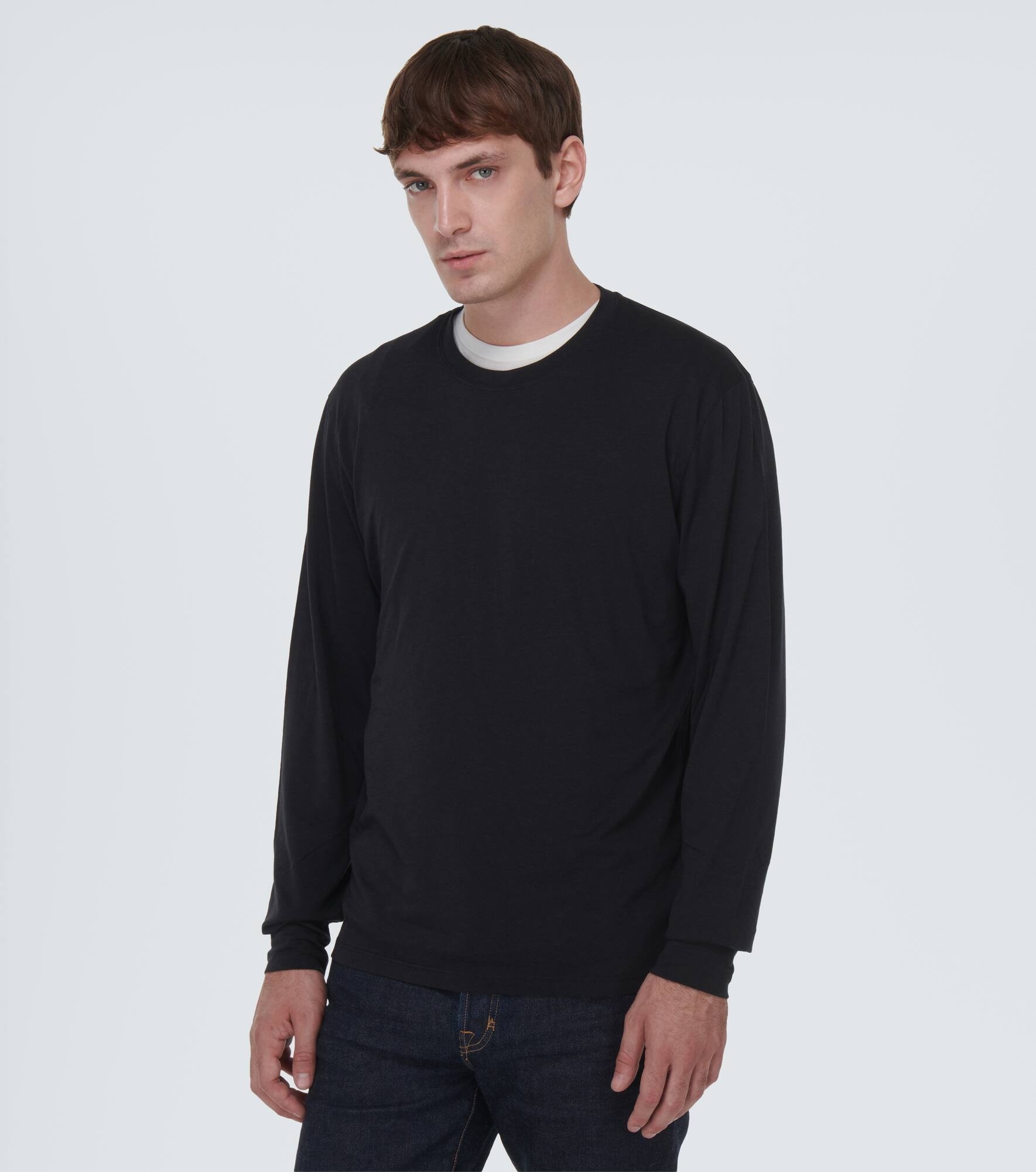 Cotton-blend sweatshirt - 3