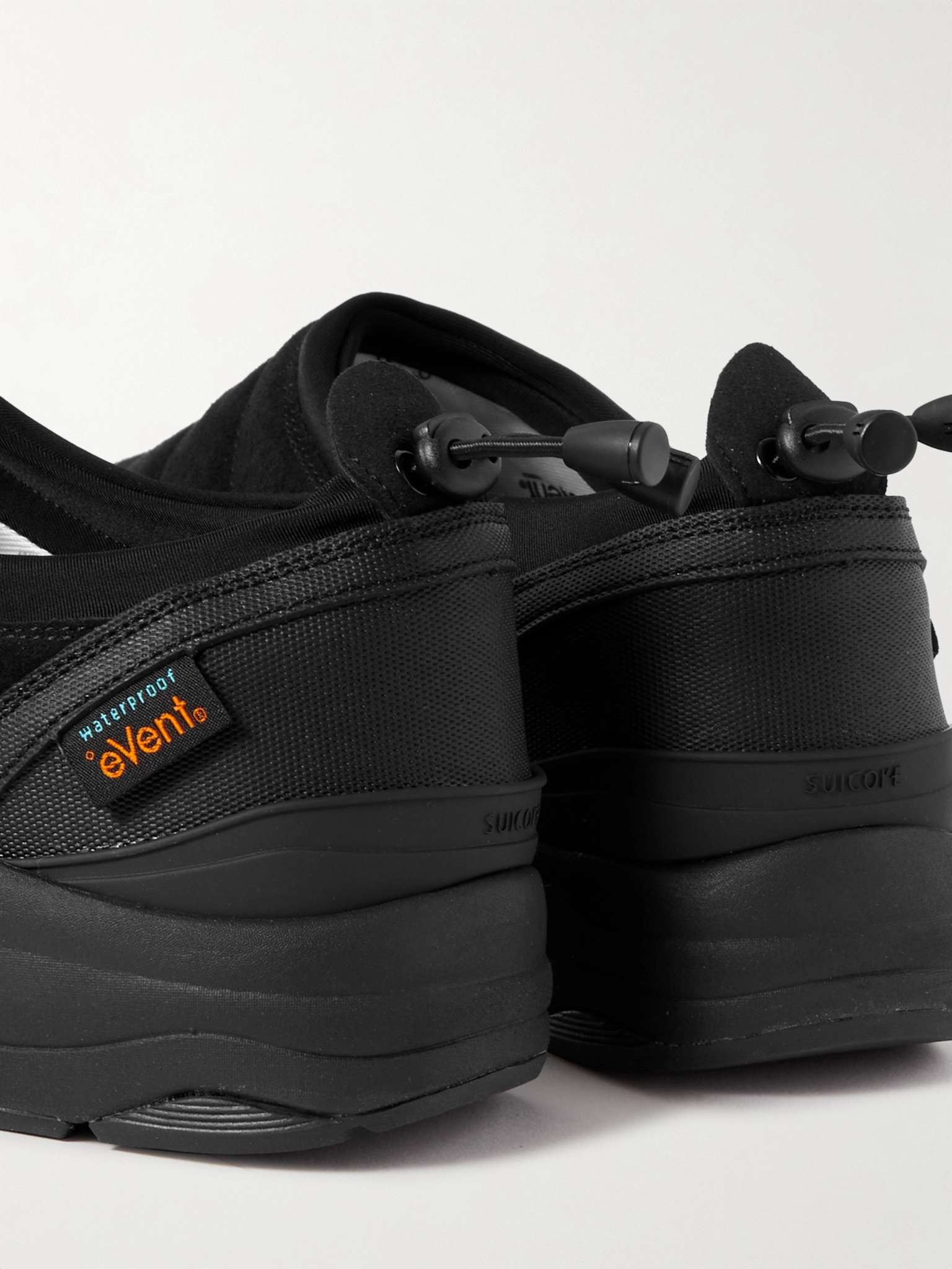 Pepper-Sev Leather-Trimmed Quilted Suede Slip-On Sneakers - 6