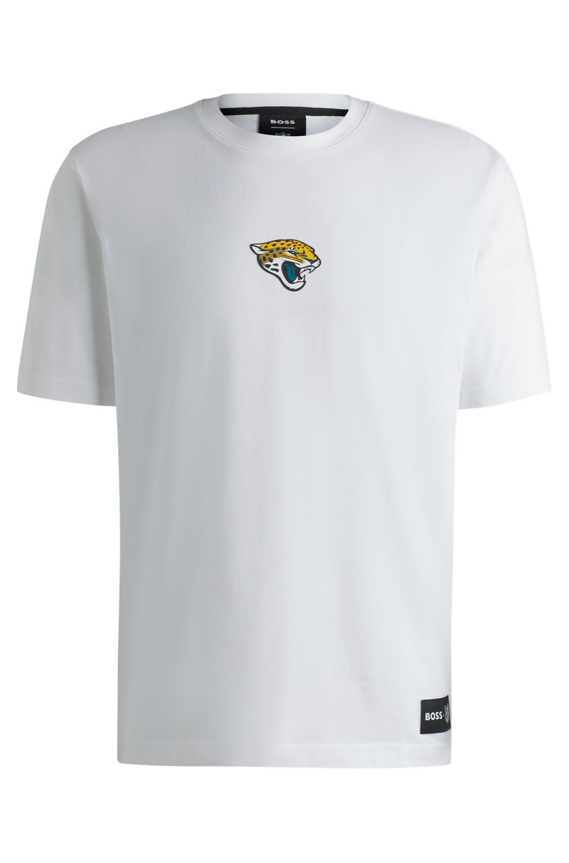 BOSS X NFL STRETCH-COTTON T-SHIRT WITH SPECIAL BRANDING 1