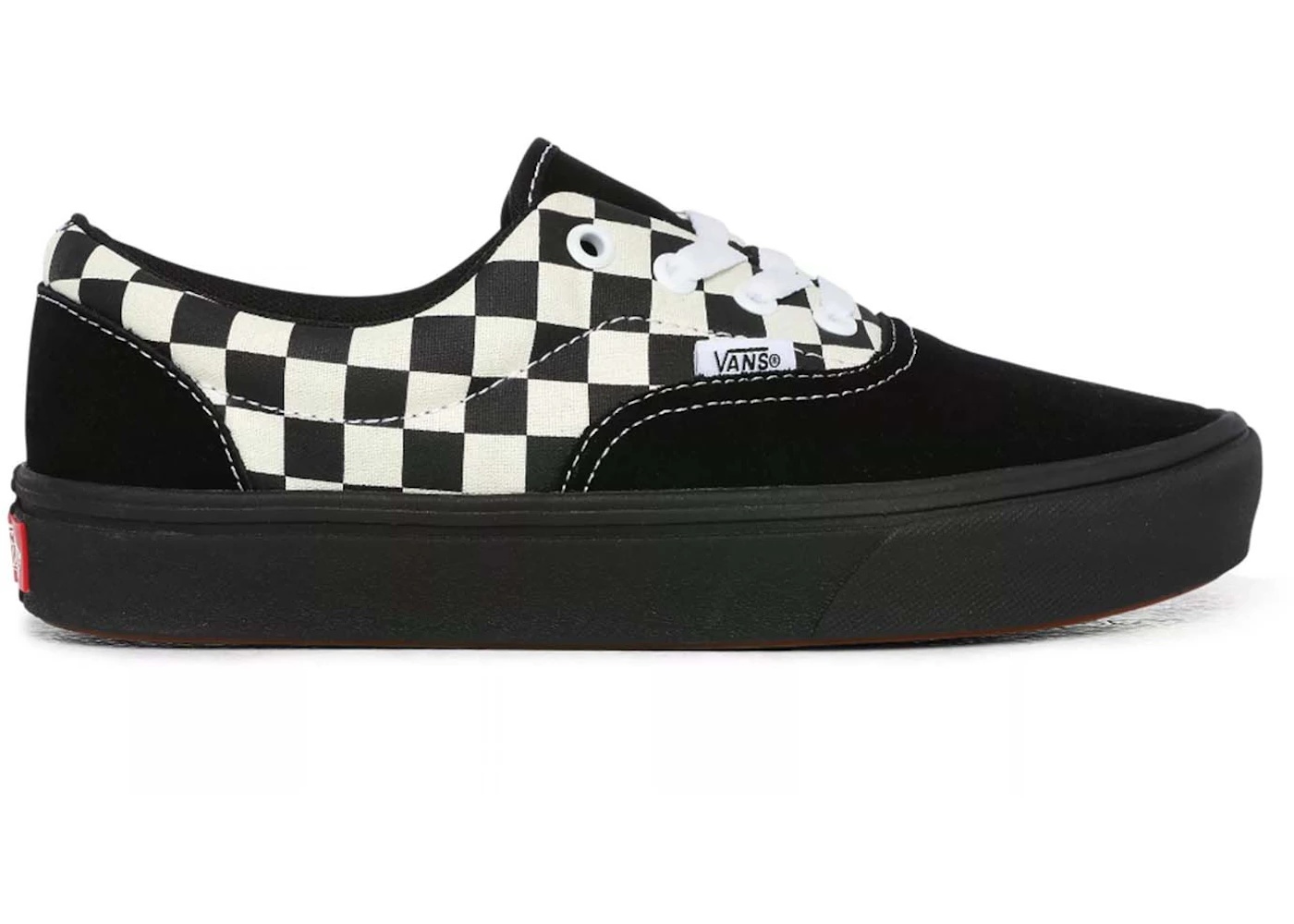 Vans Era ComfyCush Mixed Media Checkerboard Black White - 1