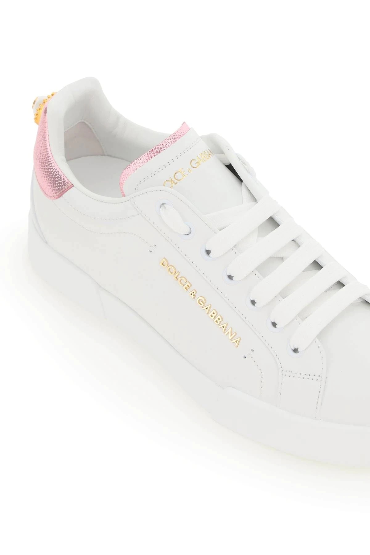 PORTOFINO SNEAKERS WITH PEARL - 4