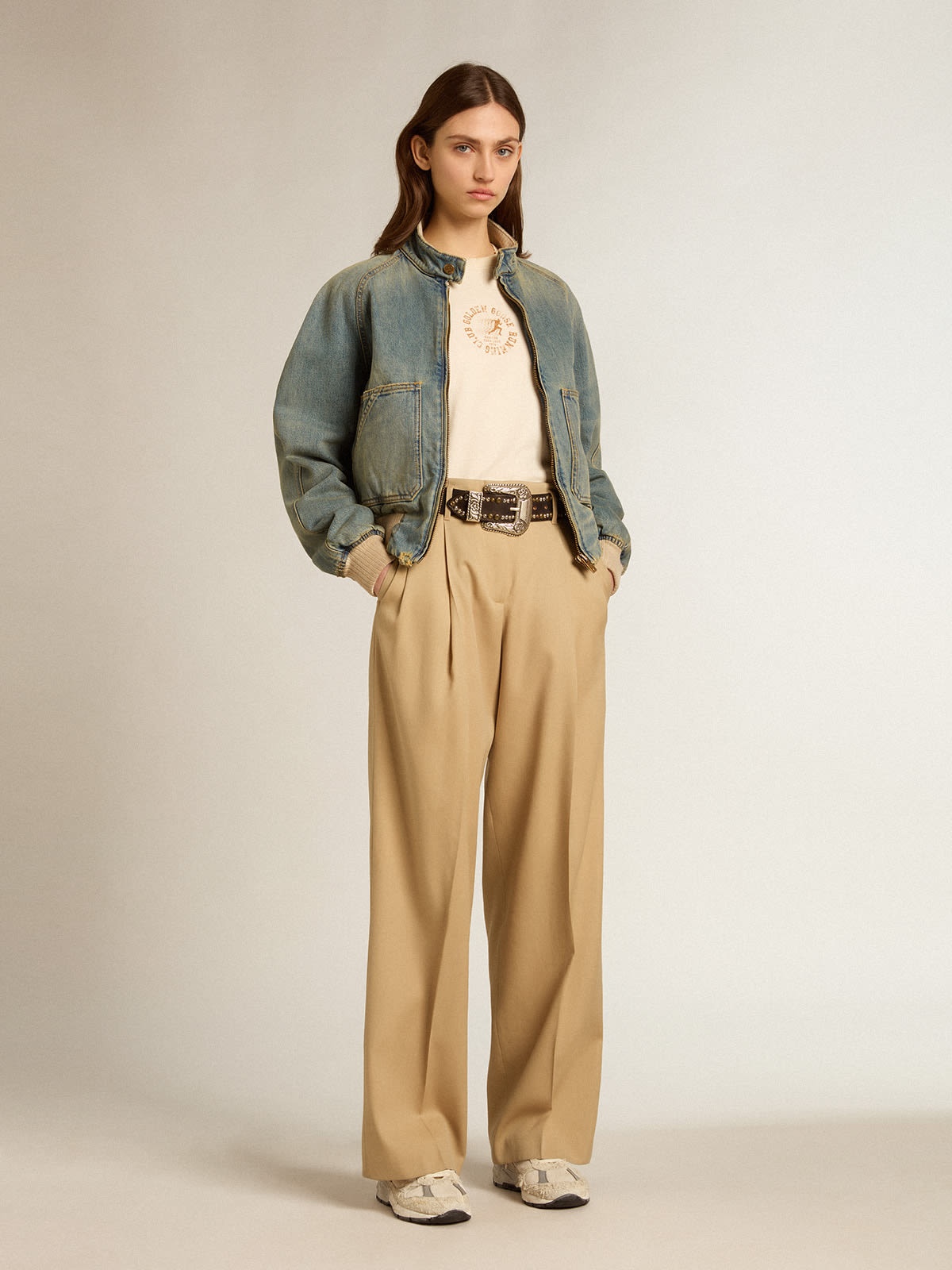 Women’s denim bomber jacket - 3