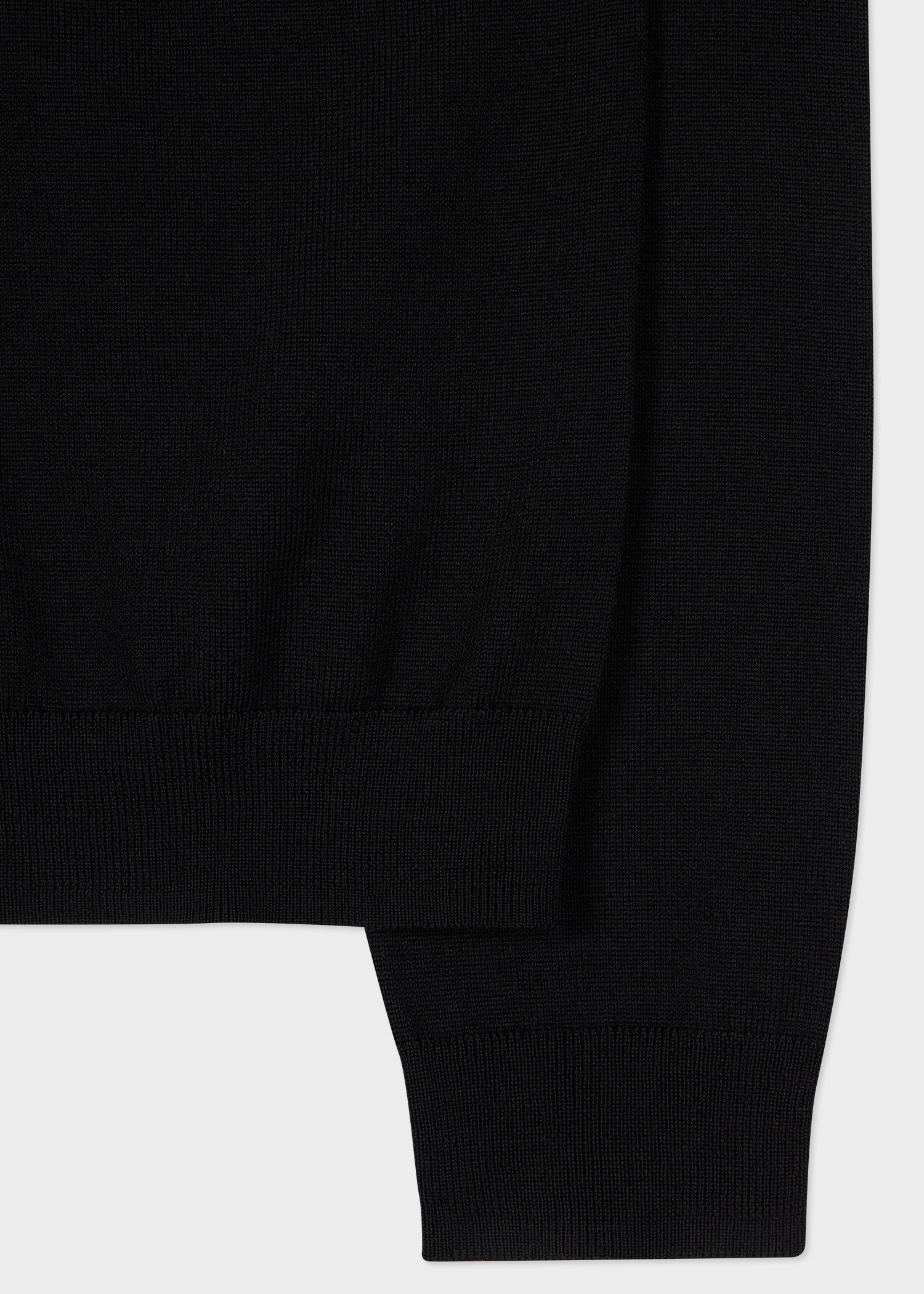 Women's Black Knitted Cardigan with 'Swirl' Buttons - 2