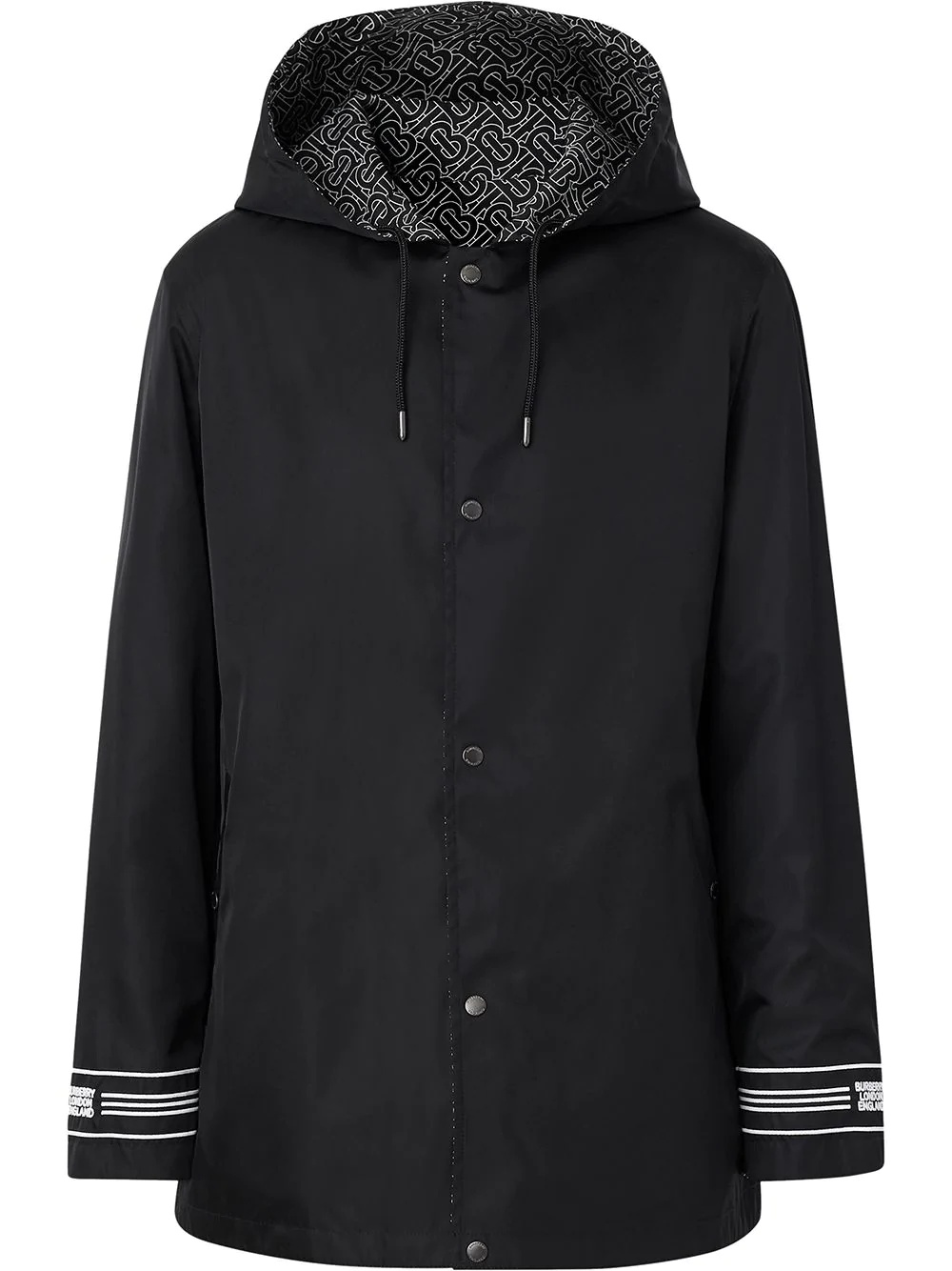 monogram ECONYL® hooded jacket - 1