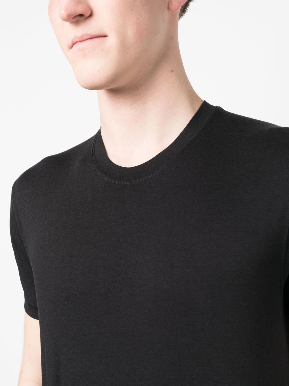 Tom Ford Men Lyocell And Cotton Regular Fit T-Shirt - 3