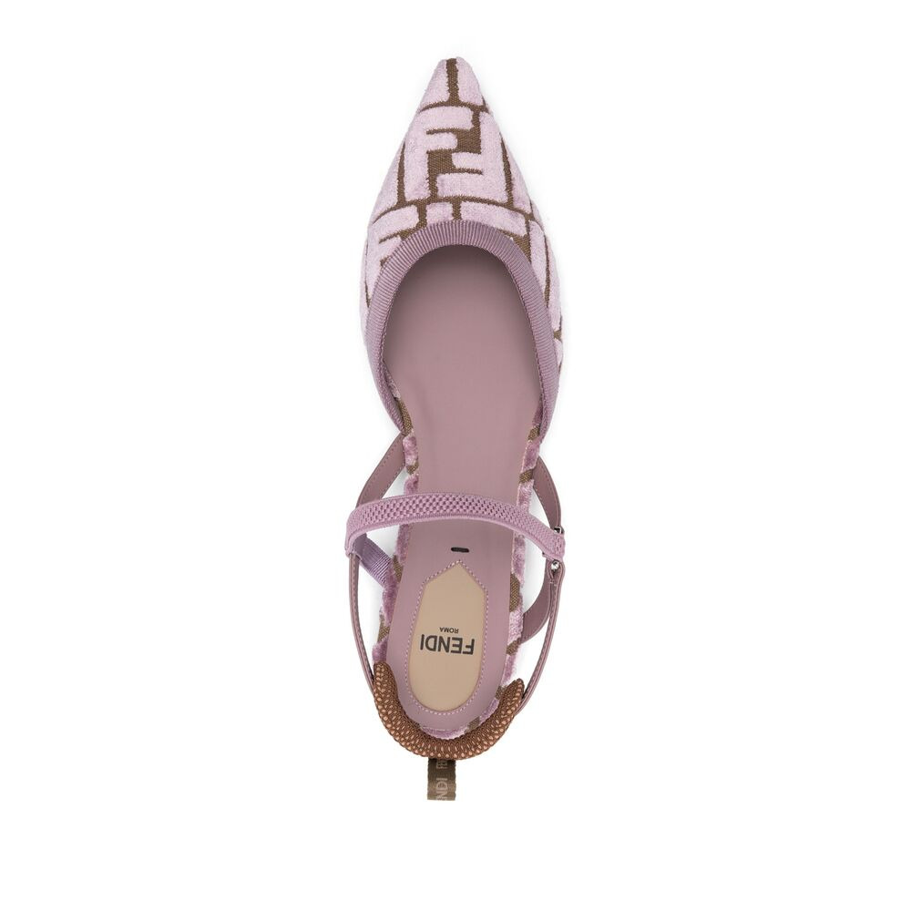 Fendi Pink Ballet Flats Women - 3