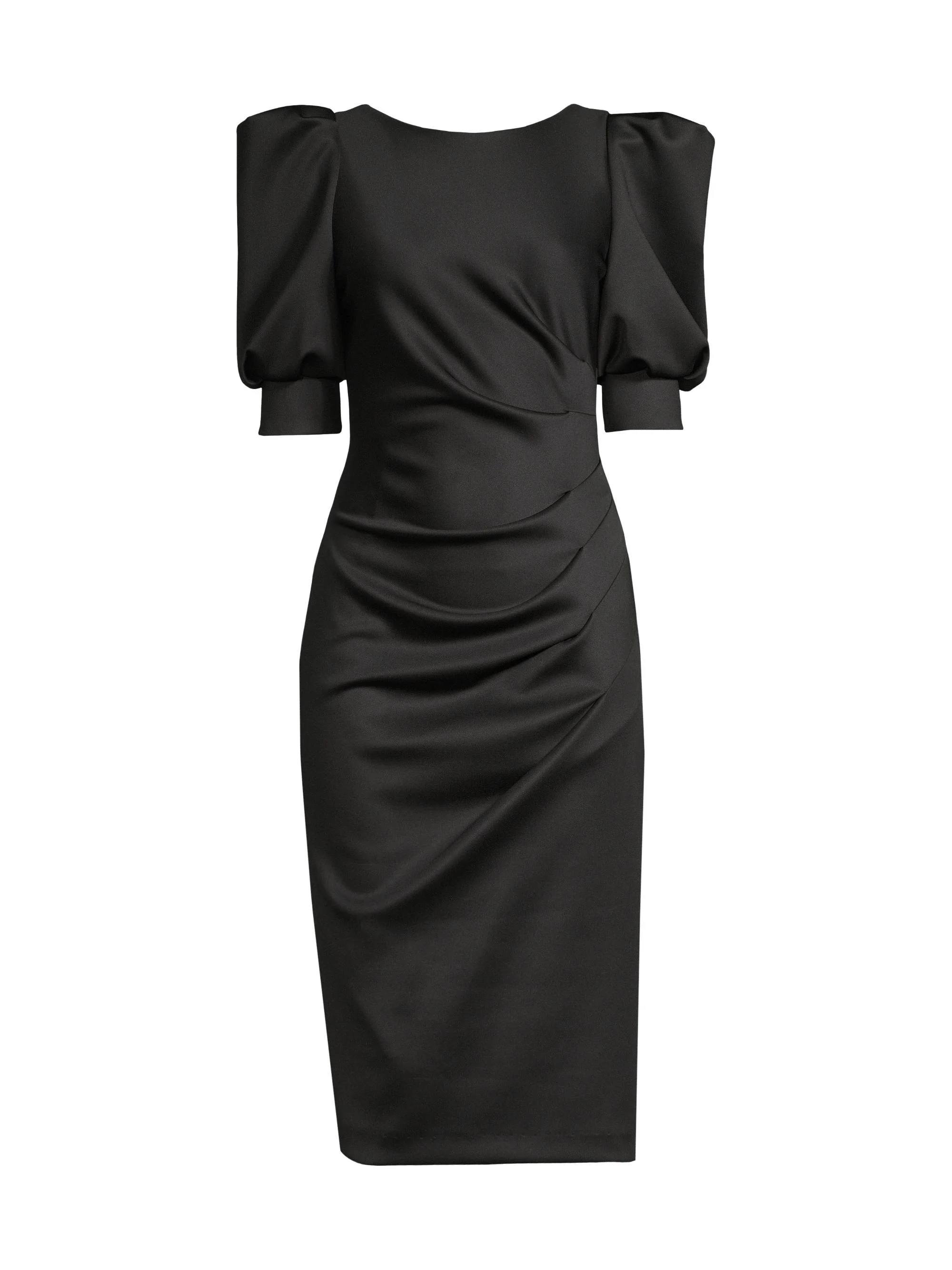 Women's Zella Scoopback Cocktail Dress - Black - 1