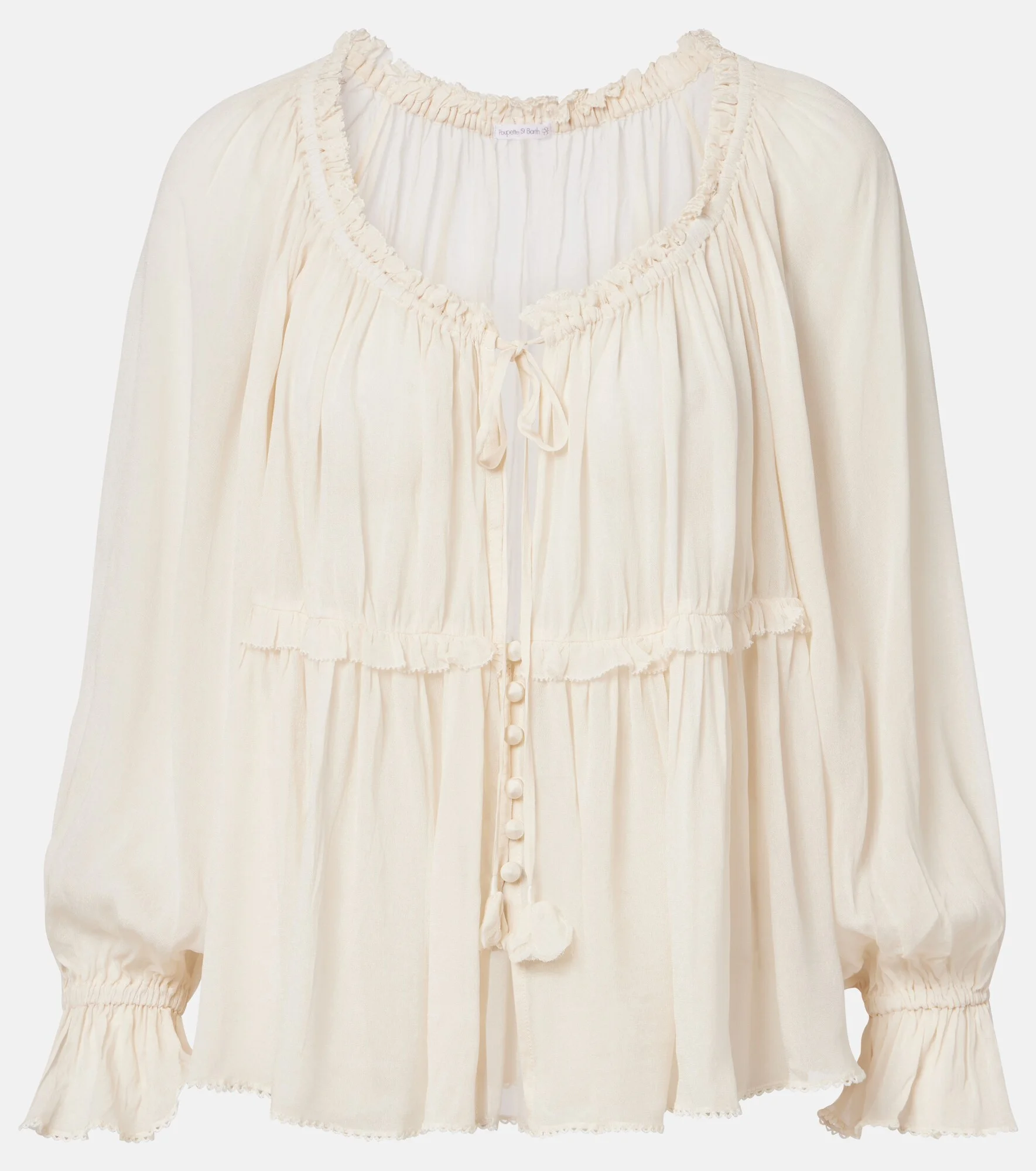 Moon ruffled blouse - 1
