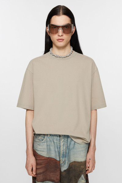 Acne Studios Crew neck t-shirt - Relaxed fit - Concrete grey outlook