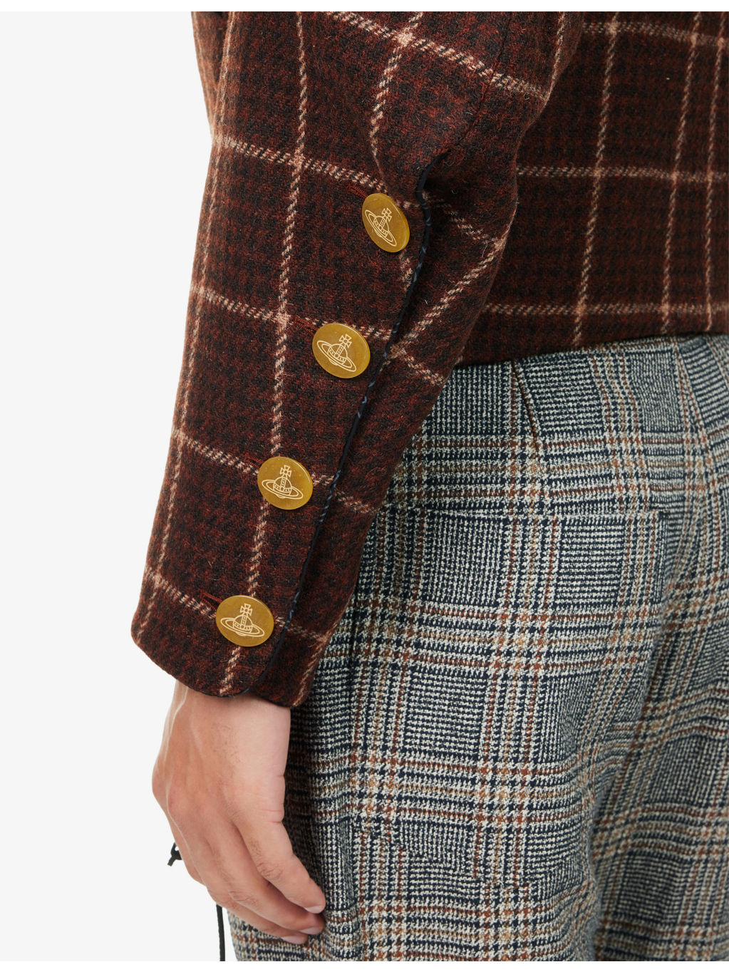 Pourpoint Checked Wool Jacket - 6