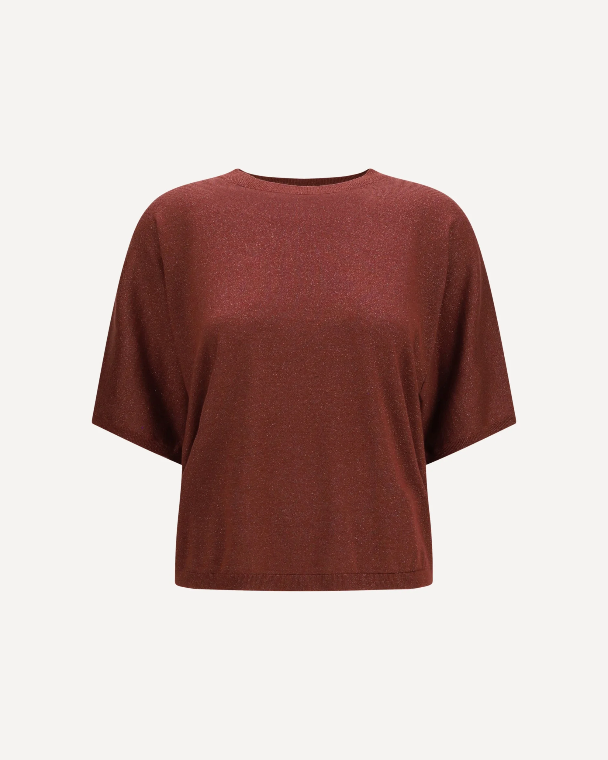Short-sleeve cashmere and silk Sweater - 1