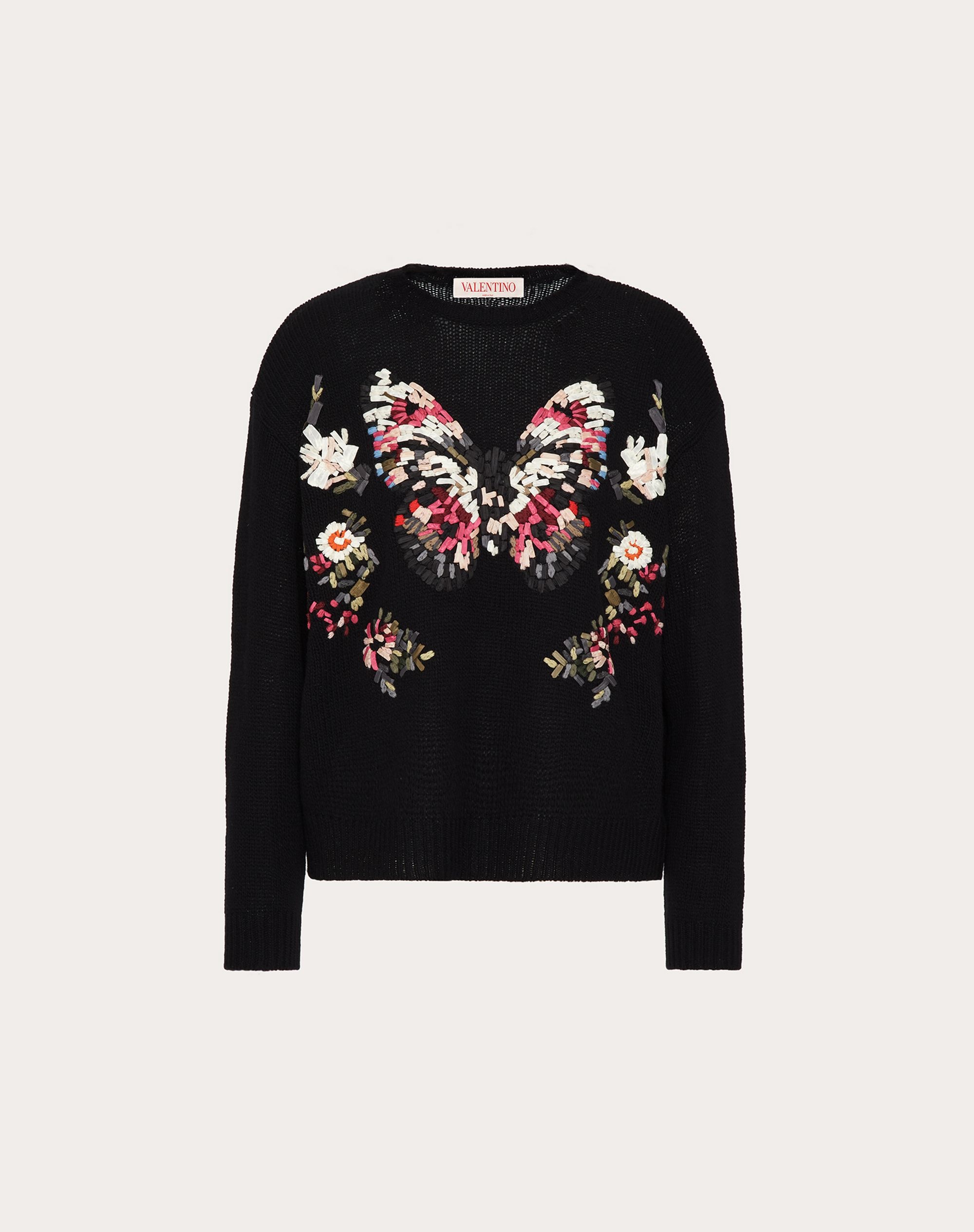 EMBROIDERED WOOL SWEATER - 1