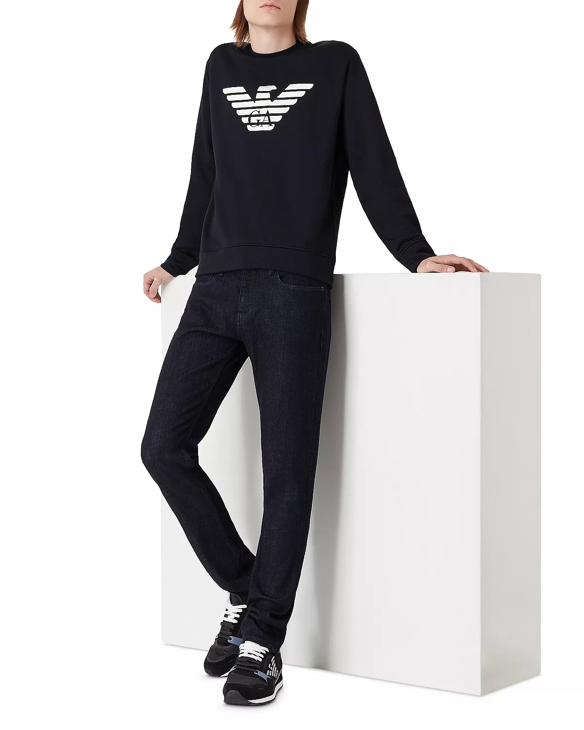 Jersey Fleece Logo Graphic Sweatshirt - 2