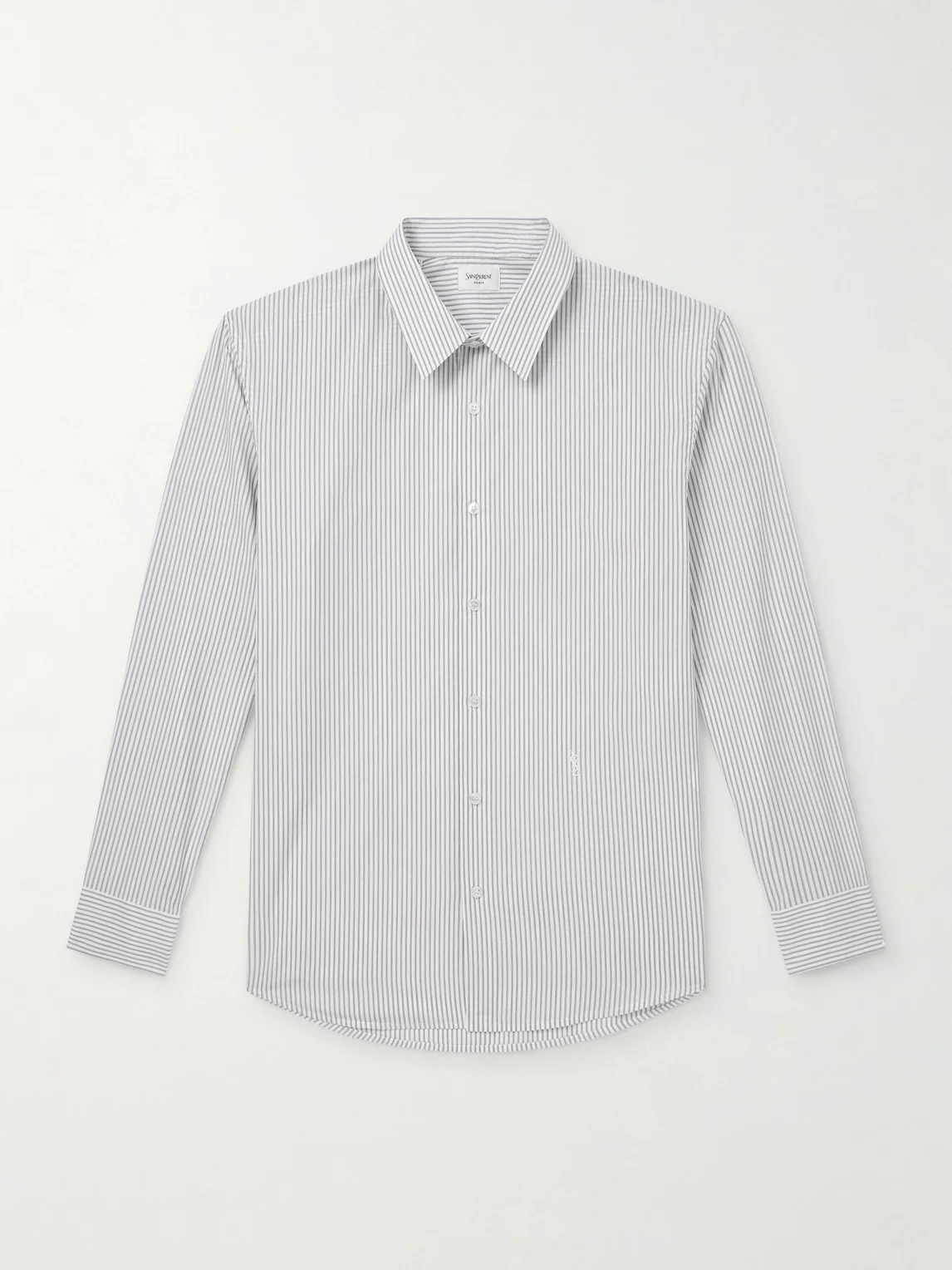 Pinstriped Cotton-Poplin Shirt - 1