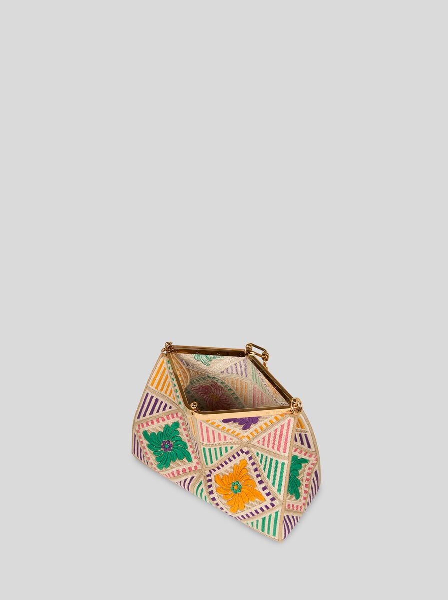 MEDIUM VELA BAG WITH ALL-OVER FLORAL EMBROIDERY - 6
