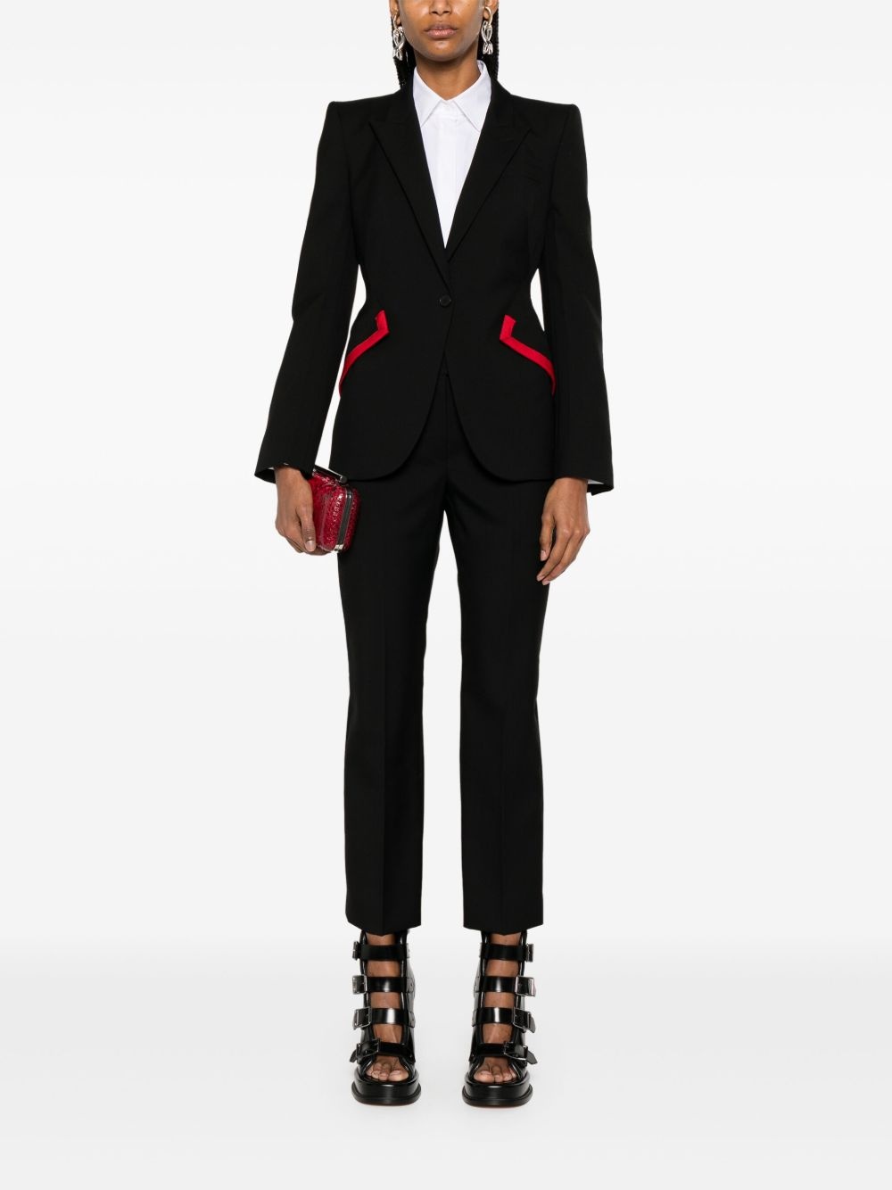 pressed-crease trousers - 2
