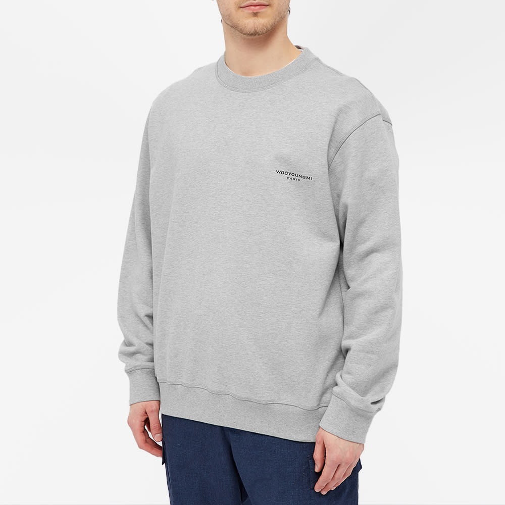 Wooyoungmi Box Logo Crewneck Sweat - 4