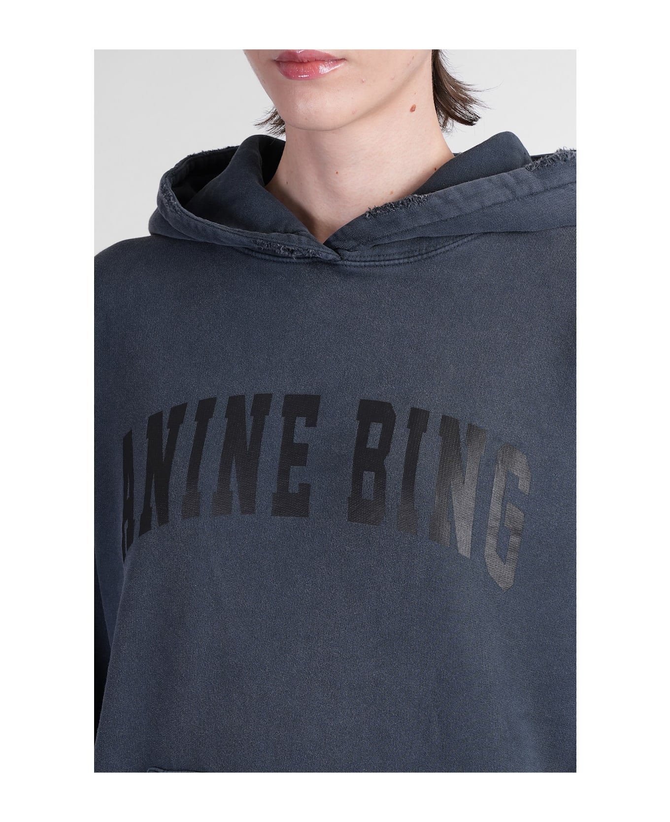 Harvey Sweatshirt In Black Cotton - 5