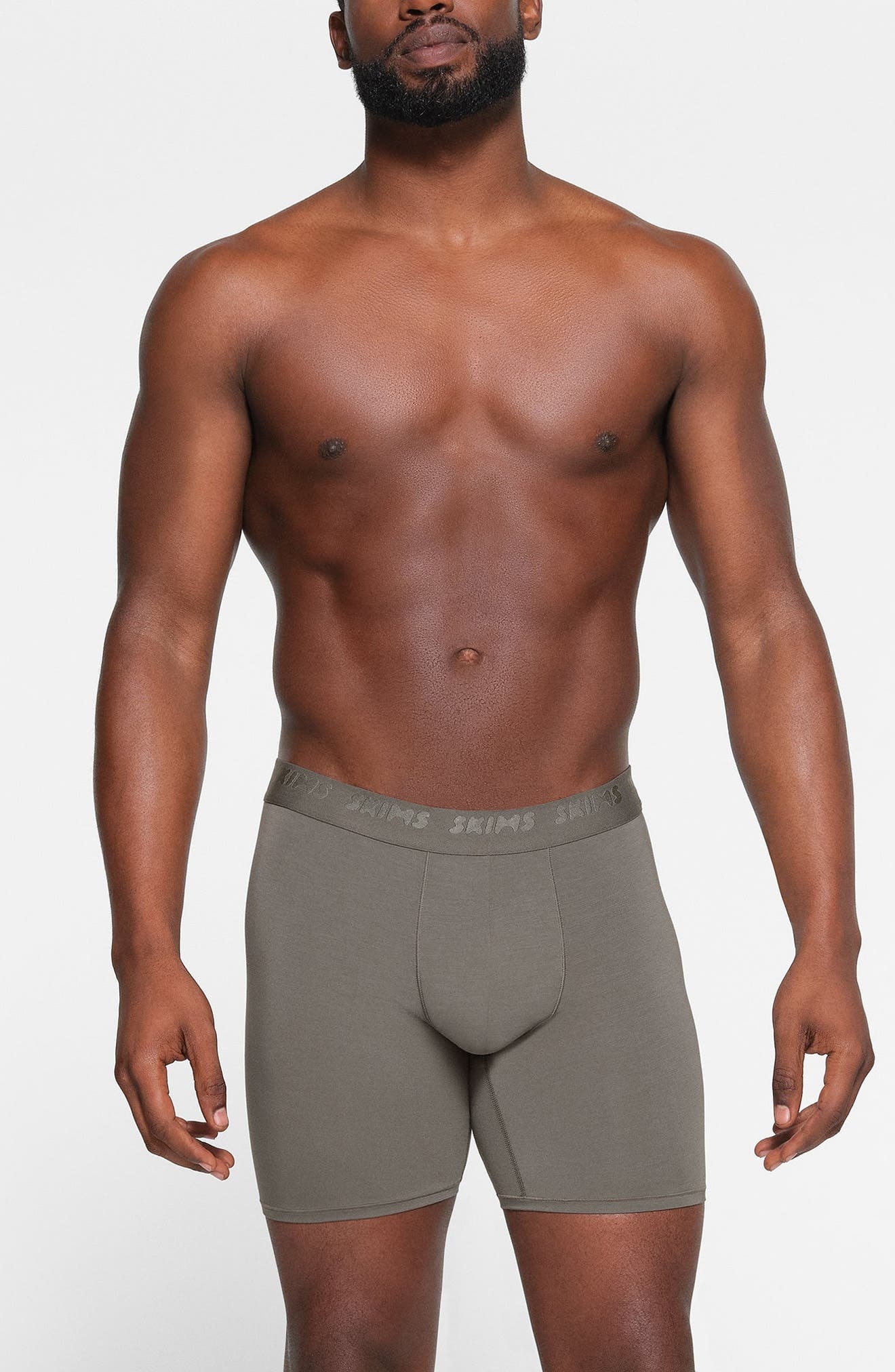 SKIMS 3-Pack 5-Inch Stretch Modal Boxer Briefs in Desert Multi at Nordstrom - 6