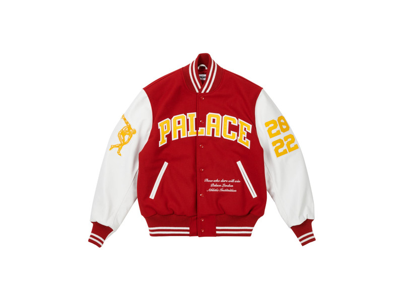 GREEK VARSITY JACKET RED - 1