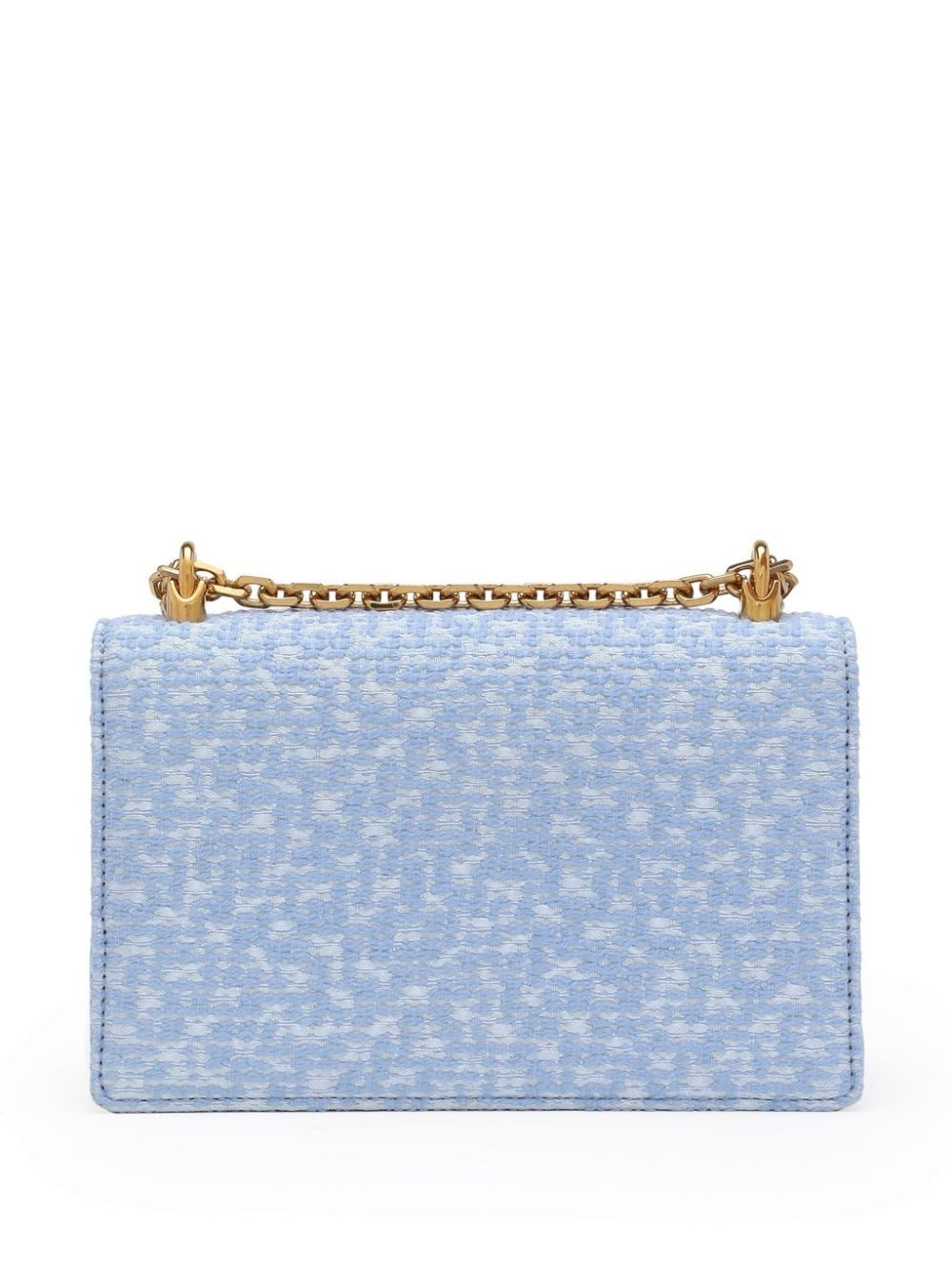 logo plaque bouclÃ© cross body bag - 3