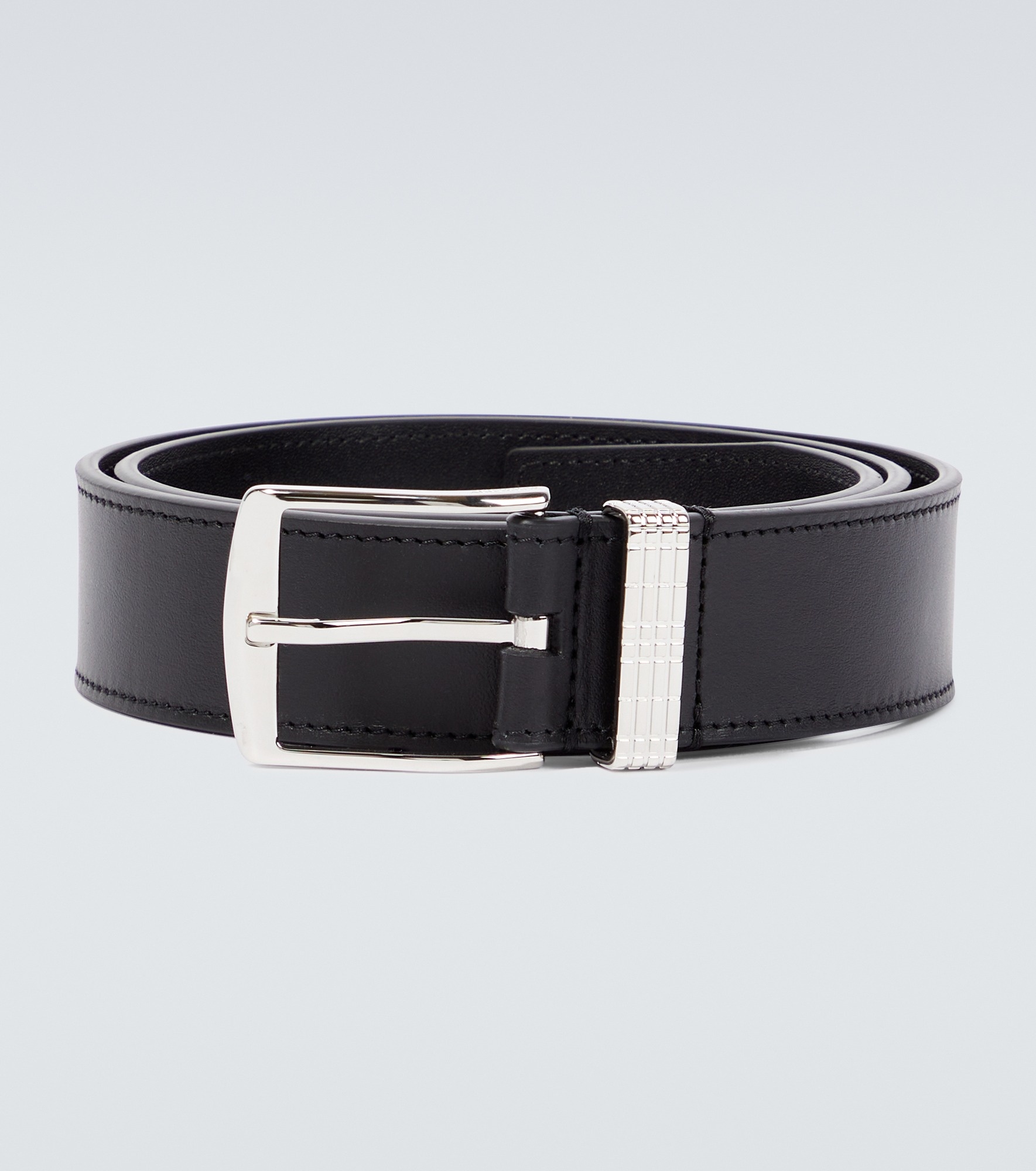Check leather belt - 1