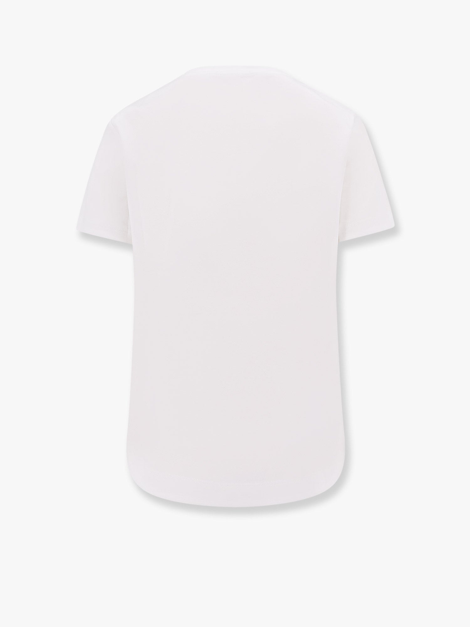 Max Mara Nerina Cotton T-Shirt With Max Mara Embroidery - 2