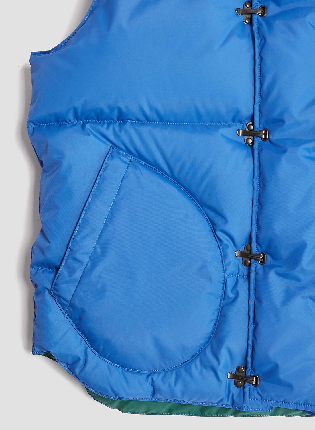 Rocky Mountain Featherbed x Nigel Cabourn Down Vest Clip in Blue - 9