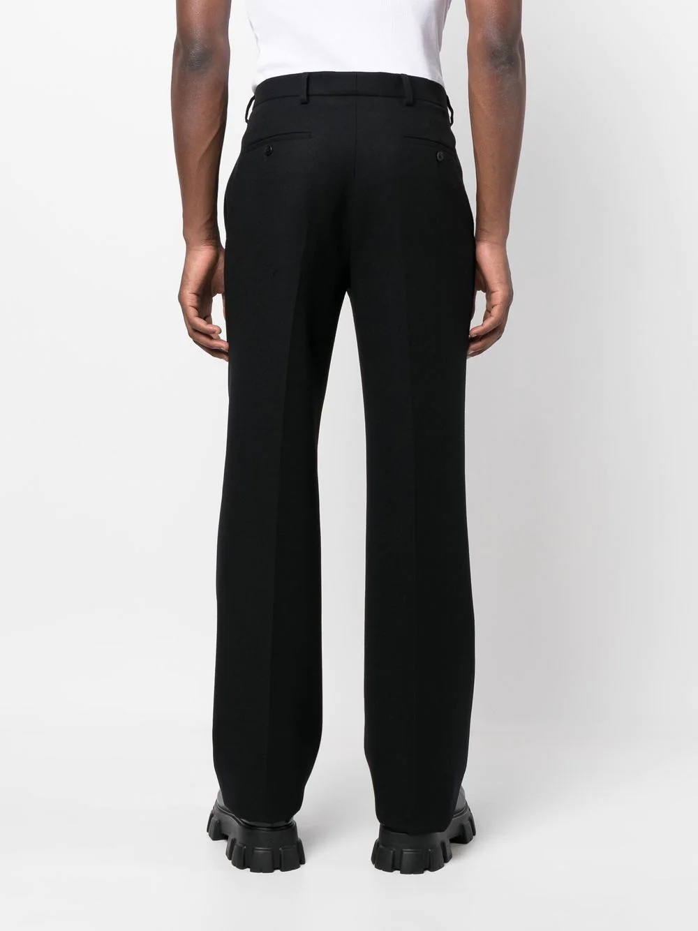 wool tailored trousers - 4