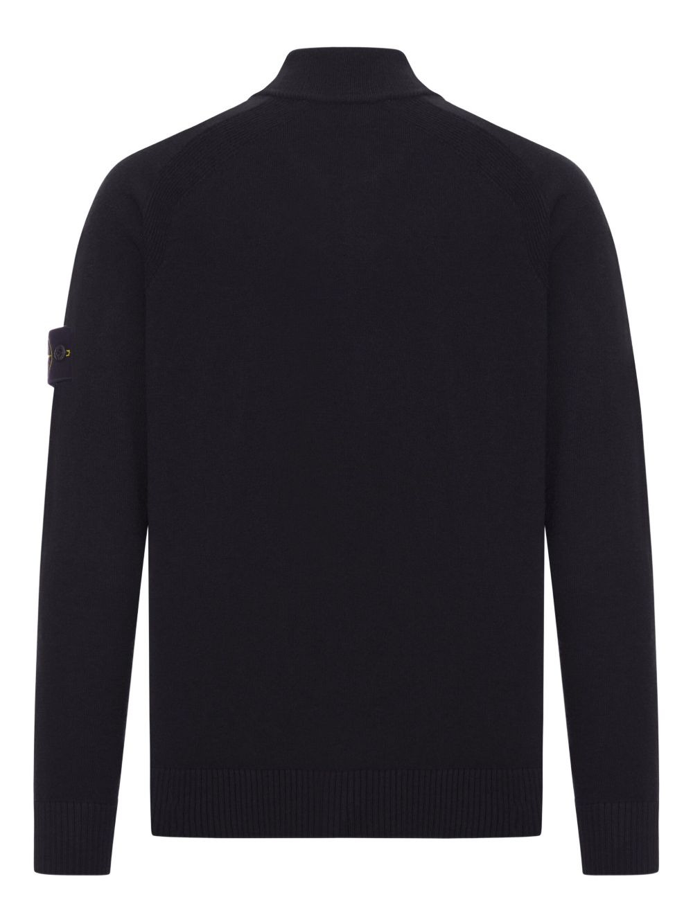 5100044 zip-neck wool cardigan - 2