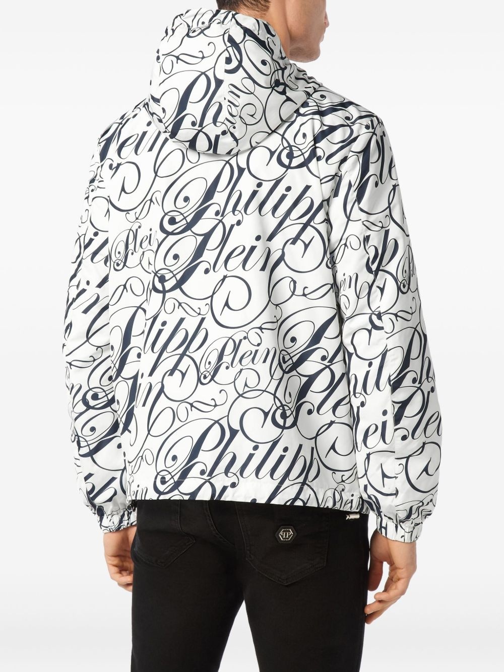 logo-print jacket - 4