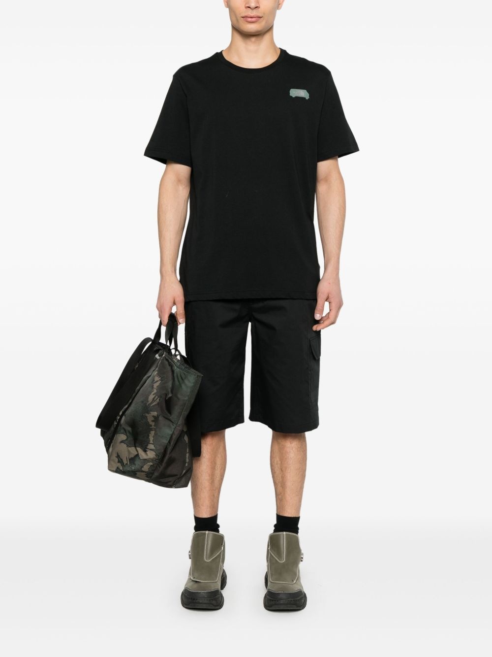 poplin cargo shorts - 2