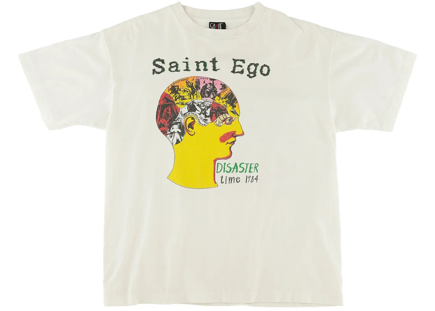 Saint Mxxxxxx Brain Tee White - 1