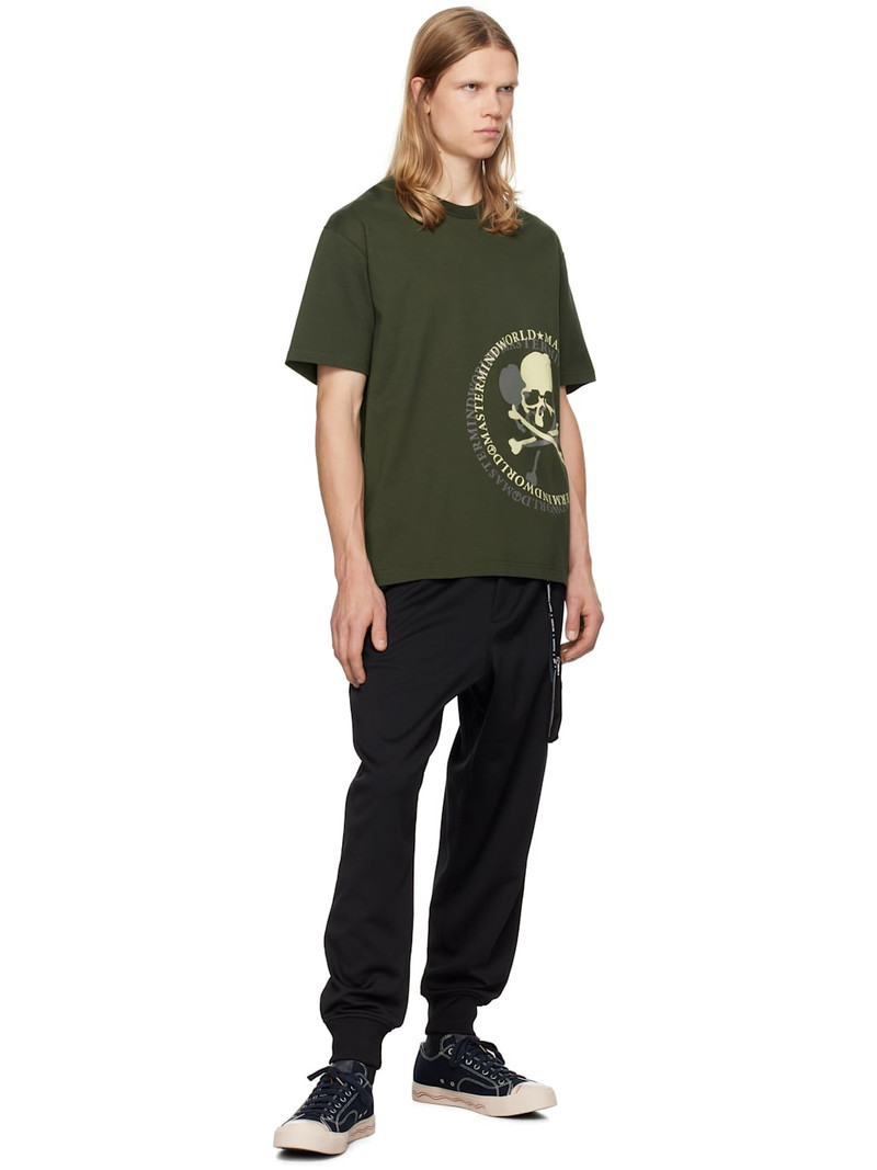 MASTERMIND WORLD Khaki Aurola T-shirt outlook