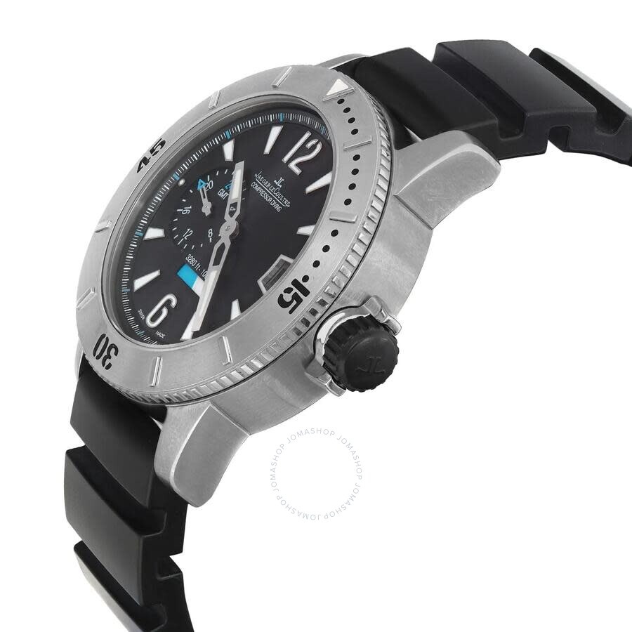 Pre-owned Jaeger-LeCoultre Master Compressor GMT Automatic Black Dial Men's Watch Q187T670 - 3