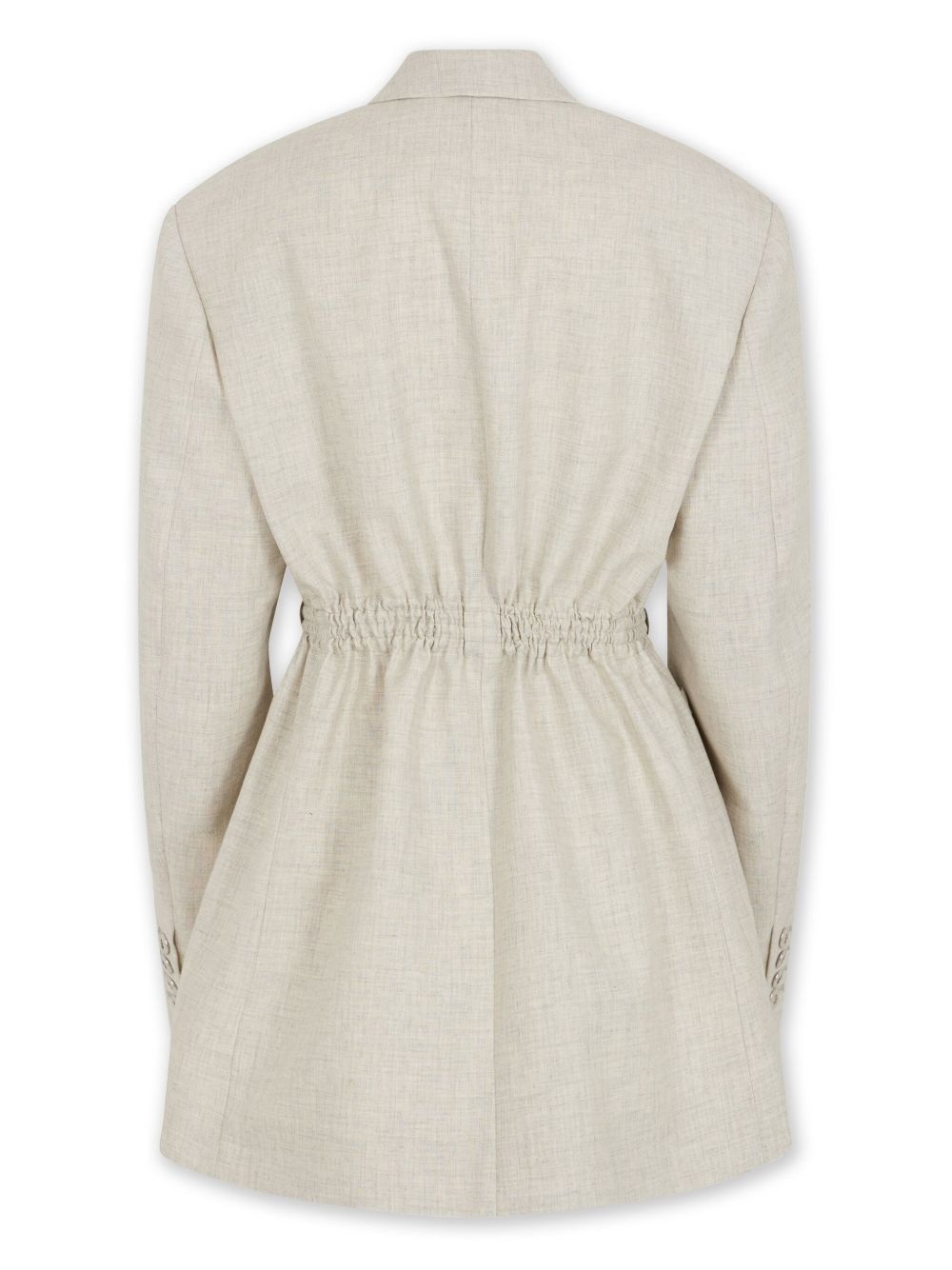 mottled wool blazer - 7