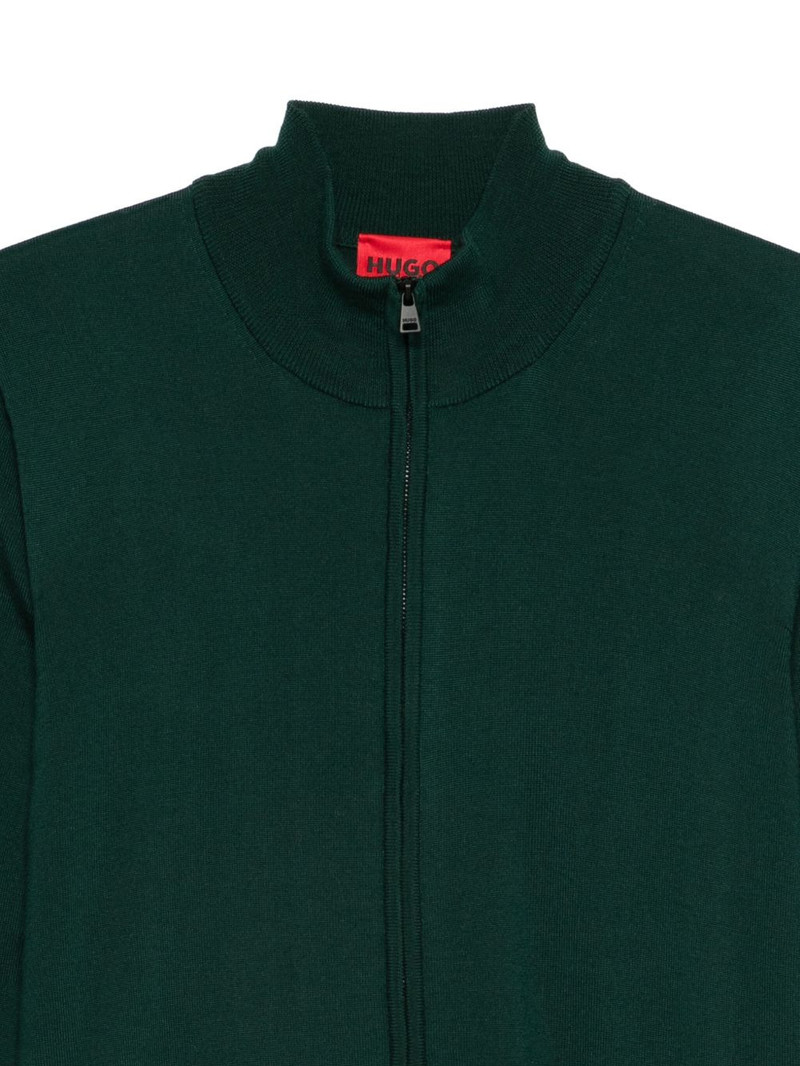 zip-up mock-neck cardigan 3
