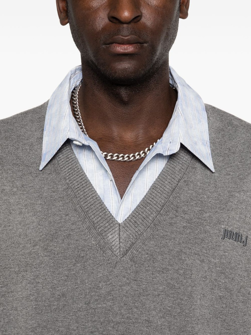 shirt-detail sweater 5