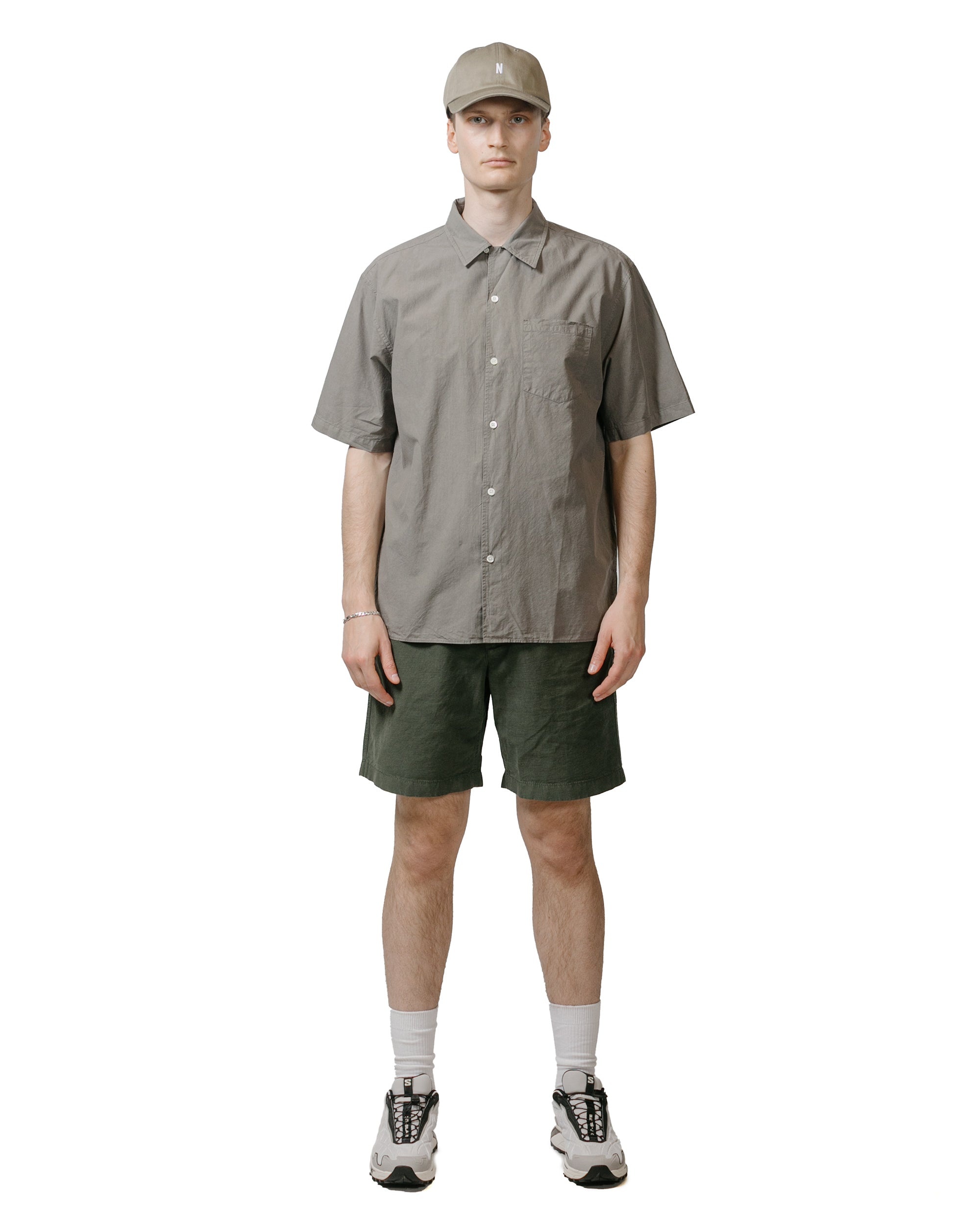 Carsten Cotton Tencel Mid Khaki - 4