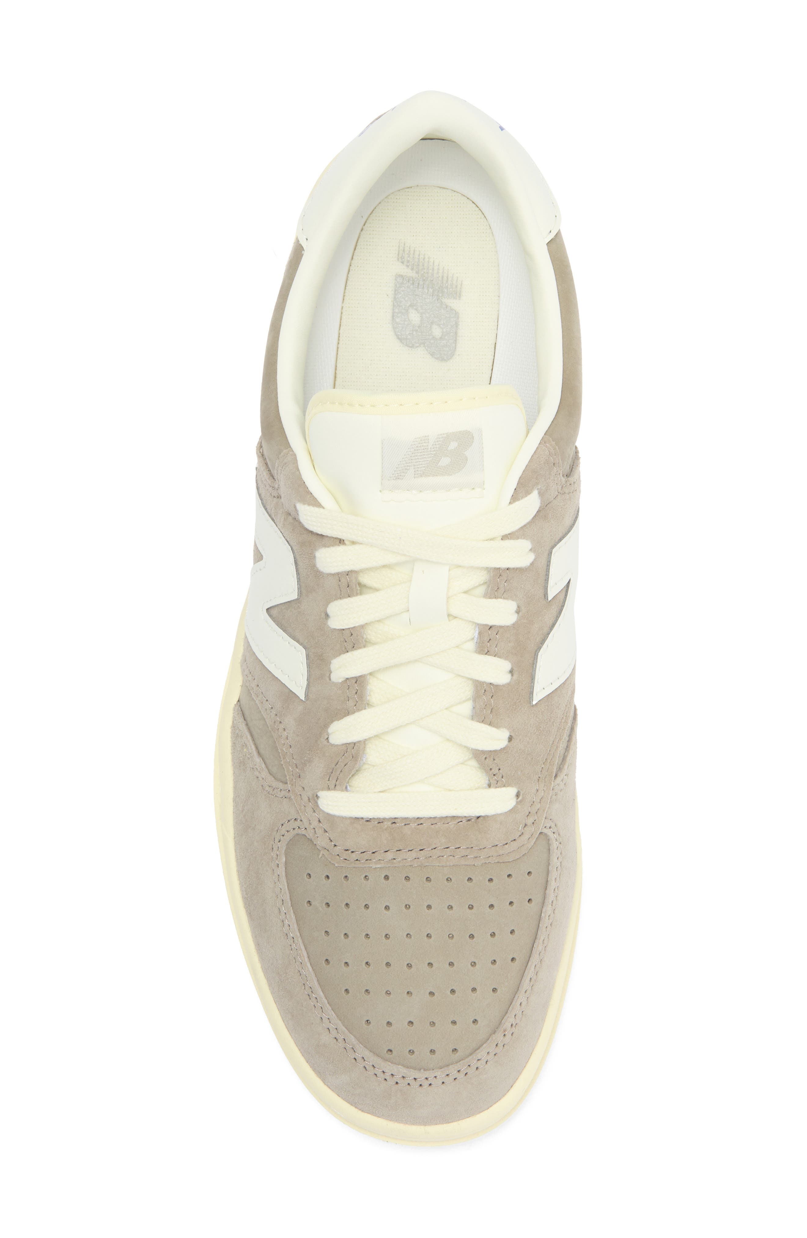 New Balance T500 Tennis Sneaker in Arid Stone/Sea Salt at Nordstrom - 5
