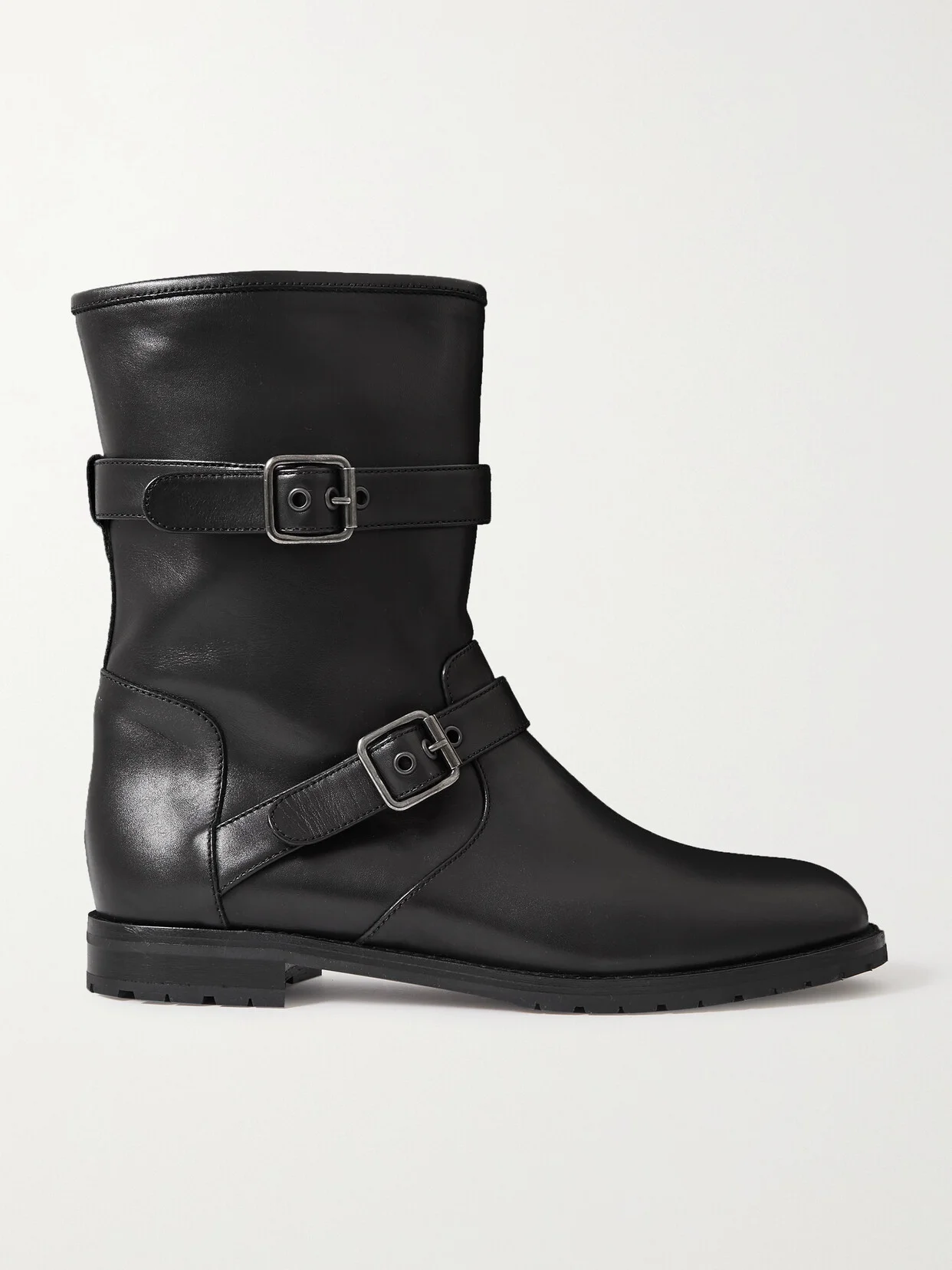 Sulaltra Buckled Leather Ankle Boots - 1